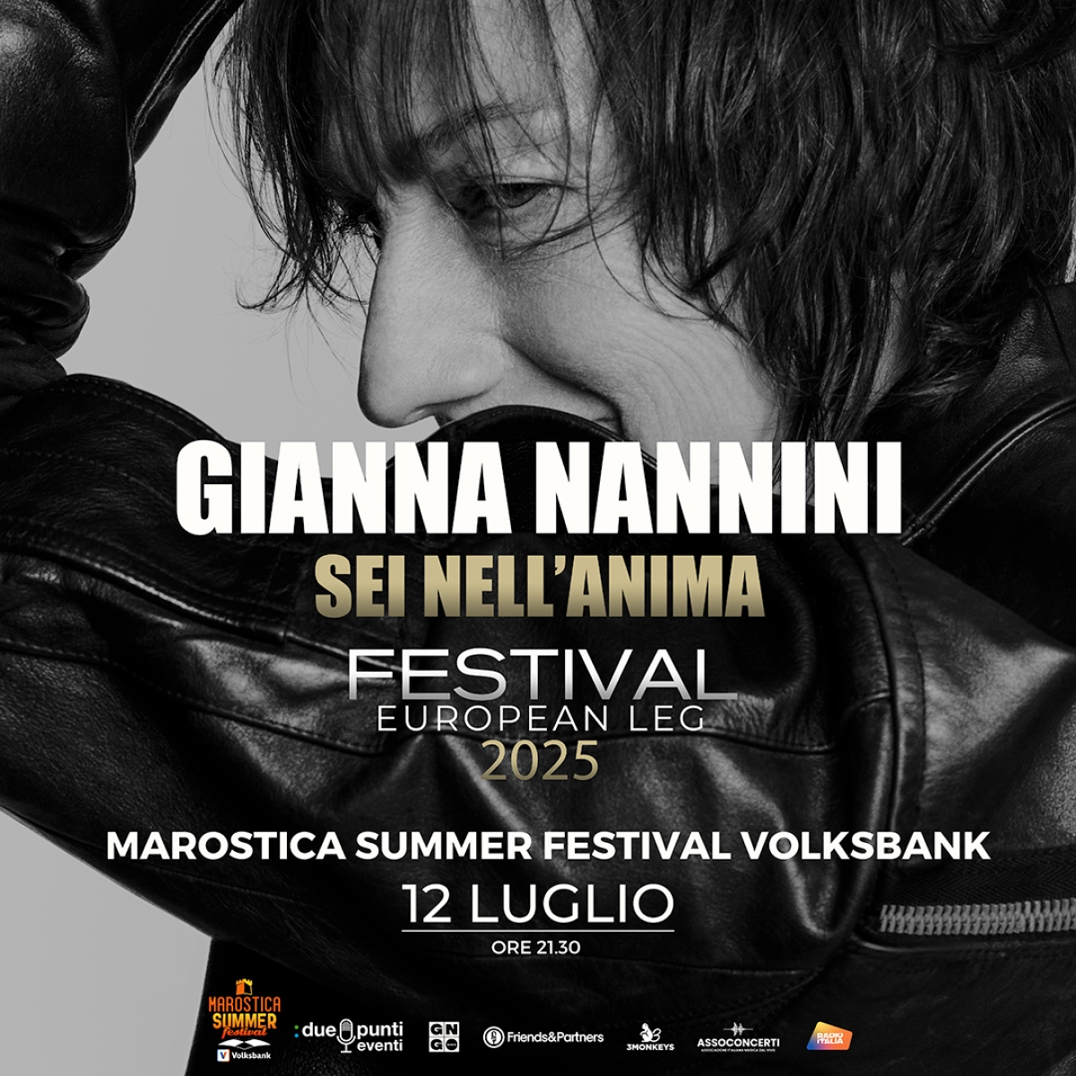 Gianna Nannini in der Piazza Castello Marostica Tickets