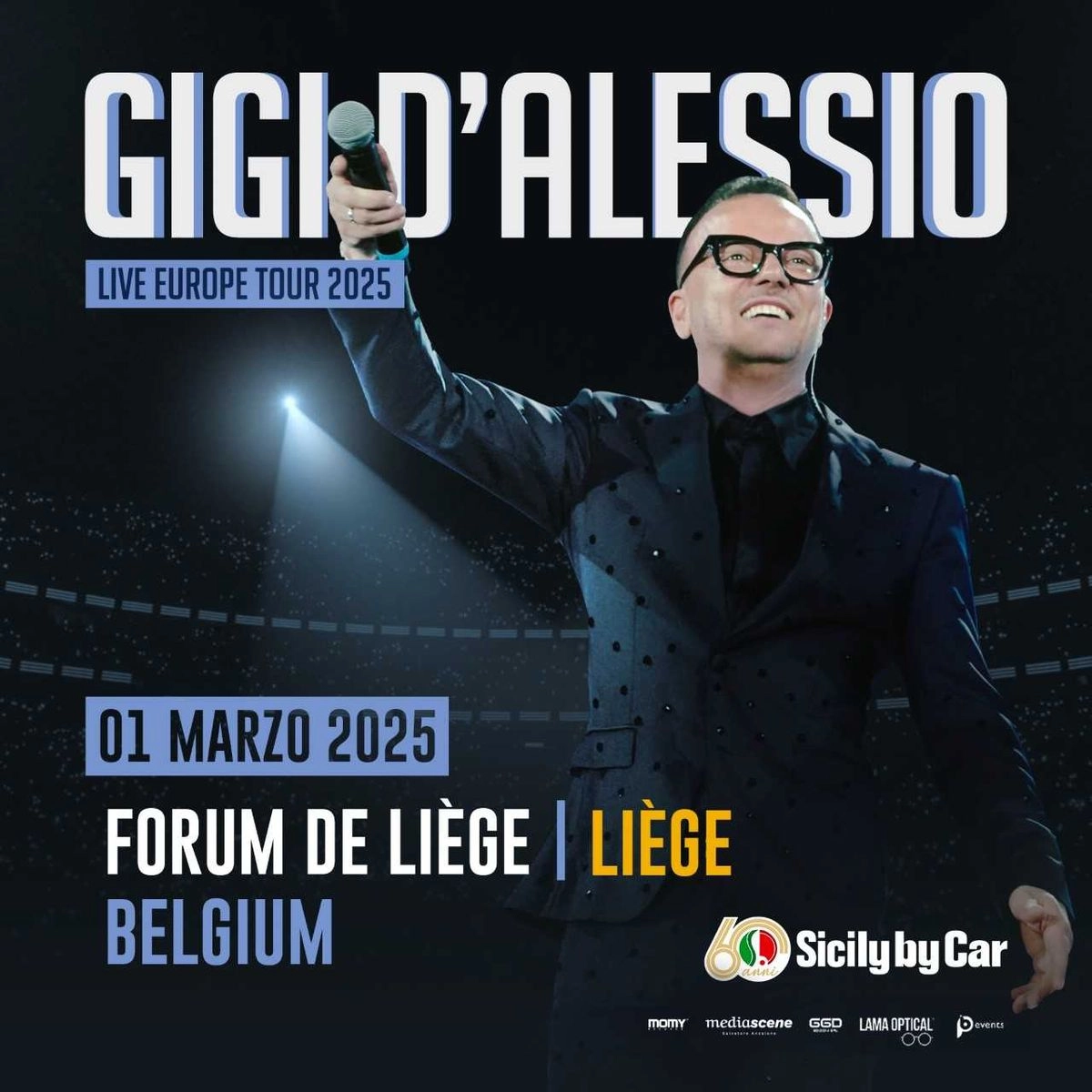 Gigi D'Alessio at Le Forum Liege Tickets