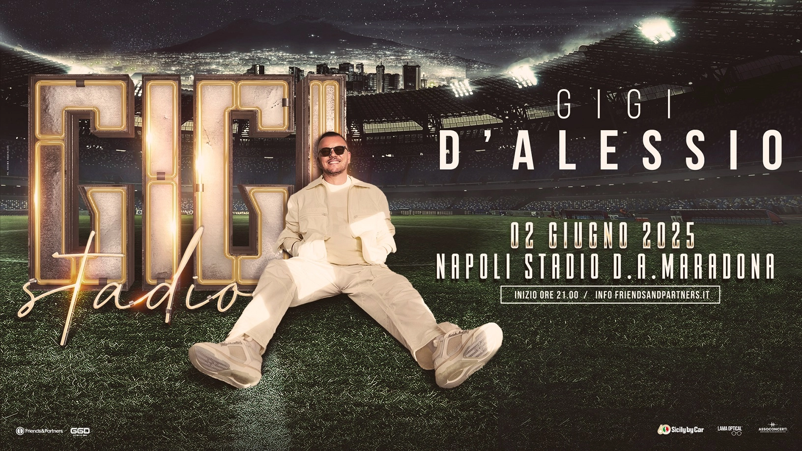 Concerto Gigi D'Alessio a Naples (Stadio Diego Armando Maradona) il 02 giugno 2025