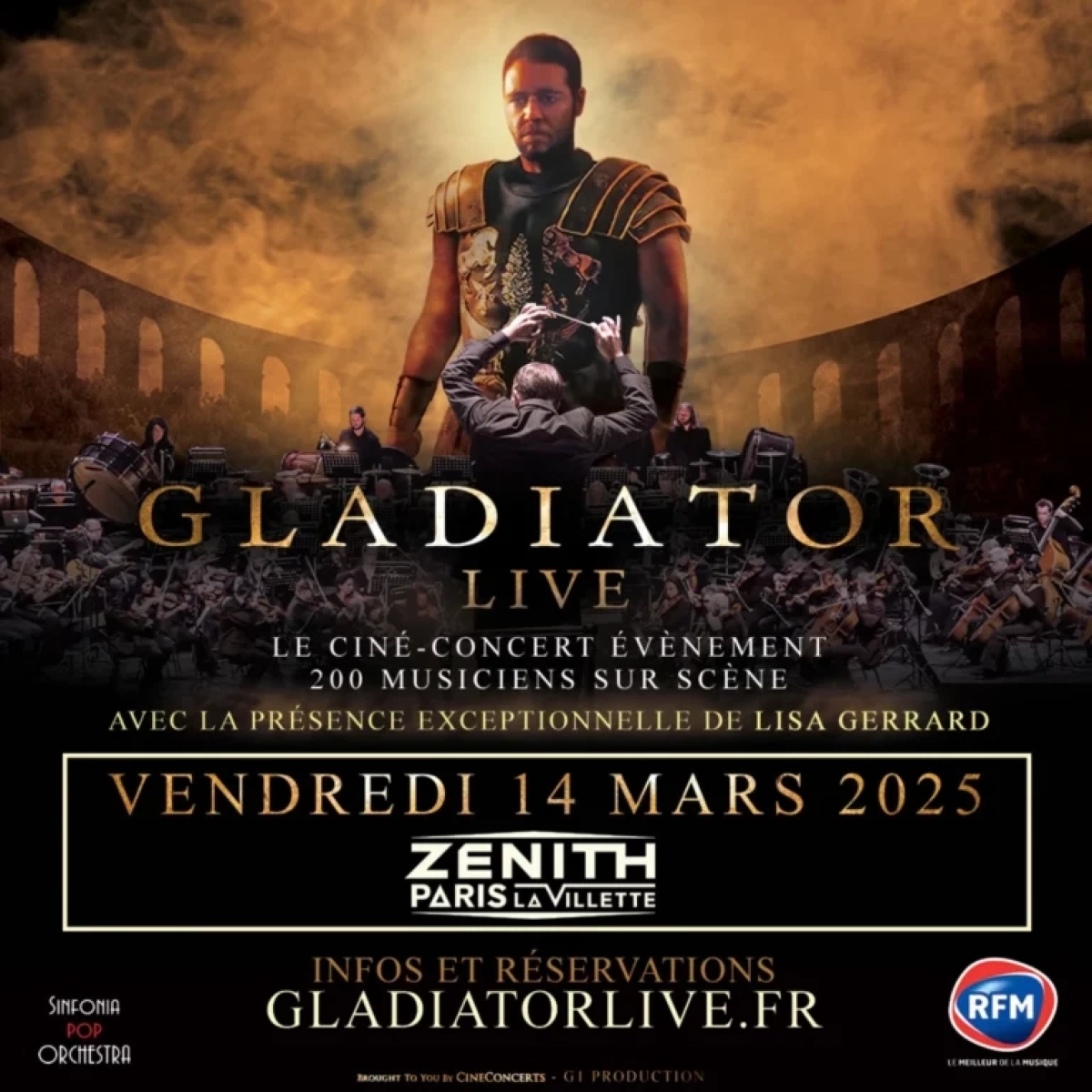 Gladiator Live in der Zenith Paris Tickets