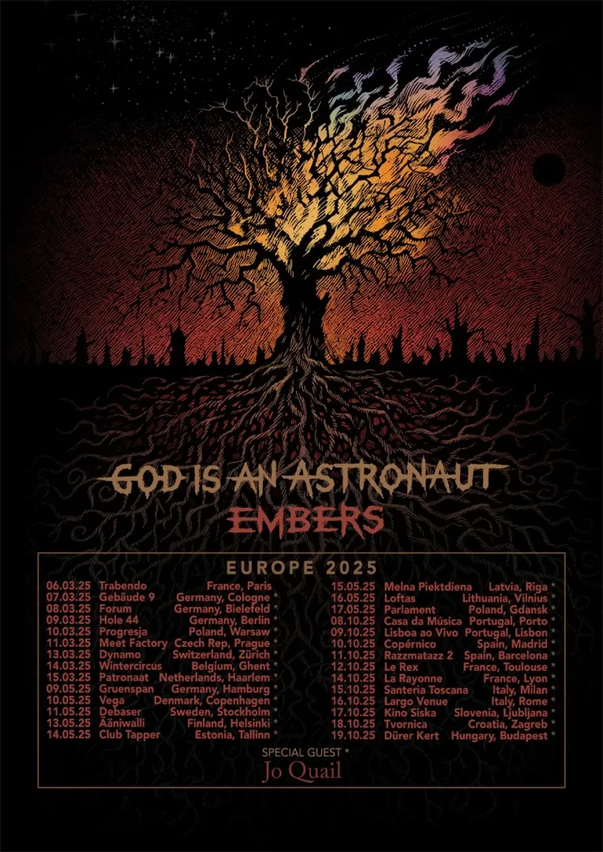 God Is An Astronaut at Dynamo Zurich Tickets