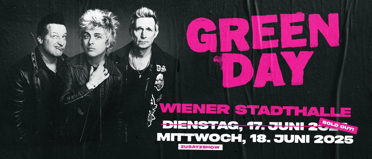 Green Day Wien at Wiener Stadthalle Tickets