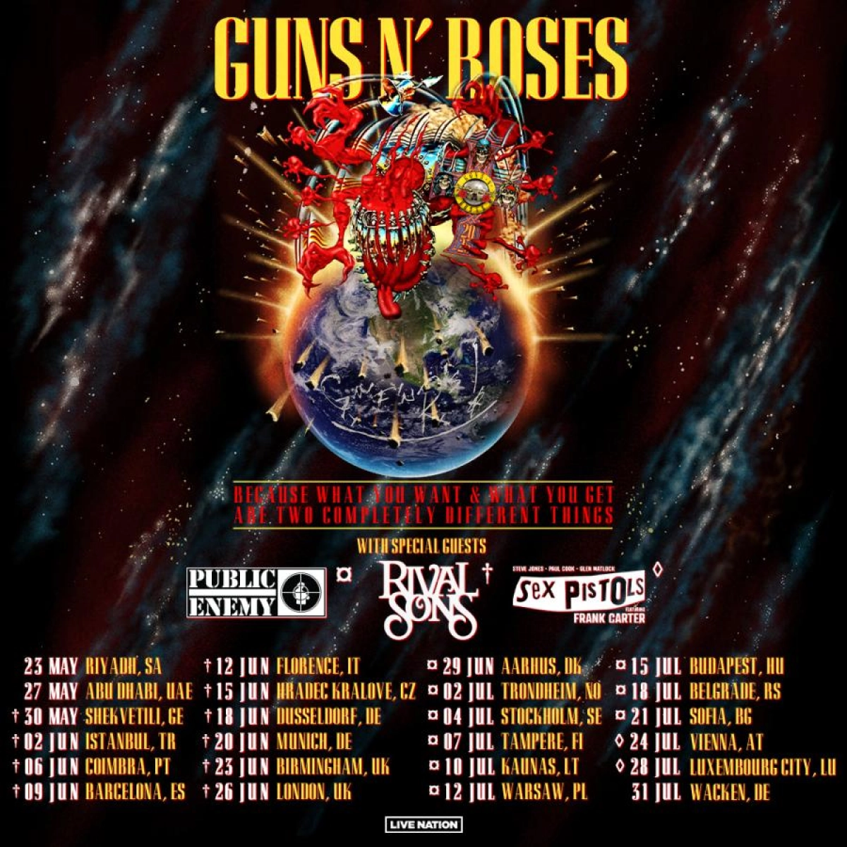 Guns N' Roses at Ernst Happel Stadion Tickets