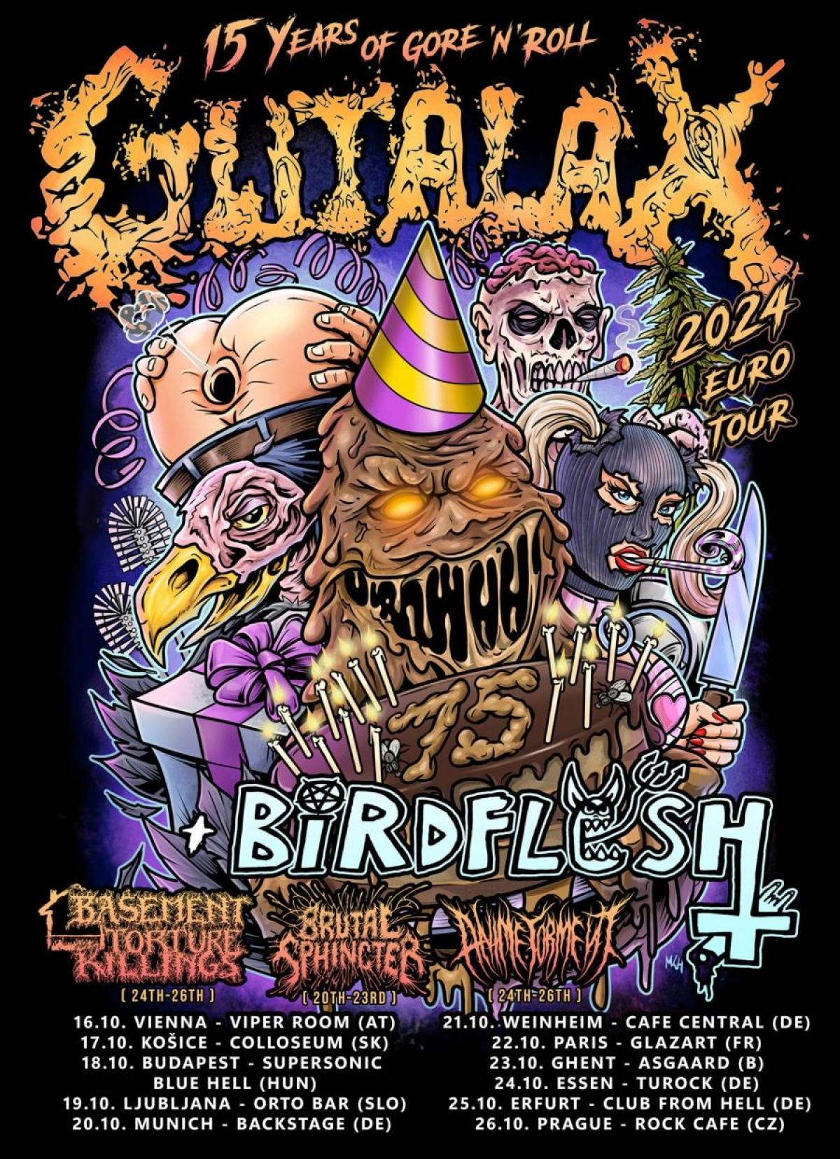 Gutalax - Birdflesh - Brutal Sphincer at Backstage Werk Tickets