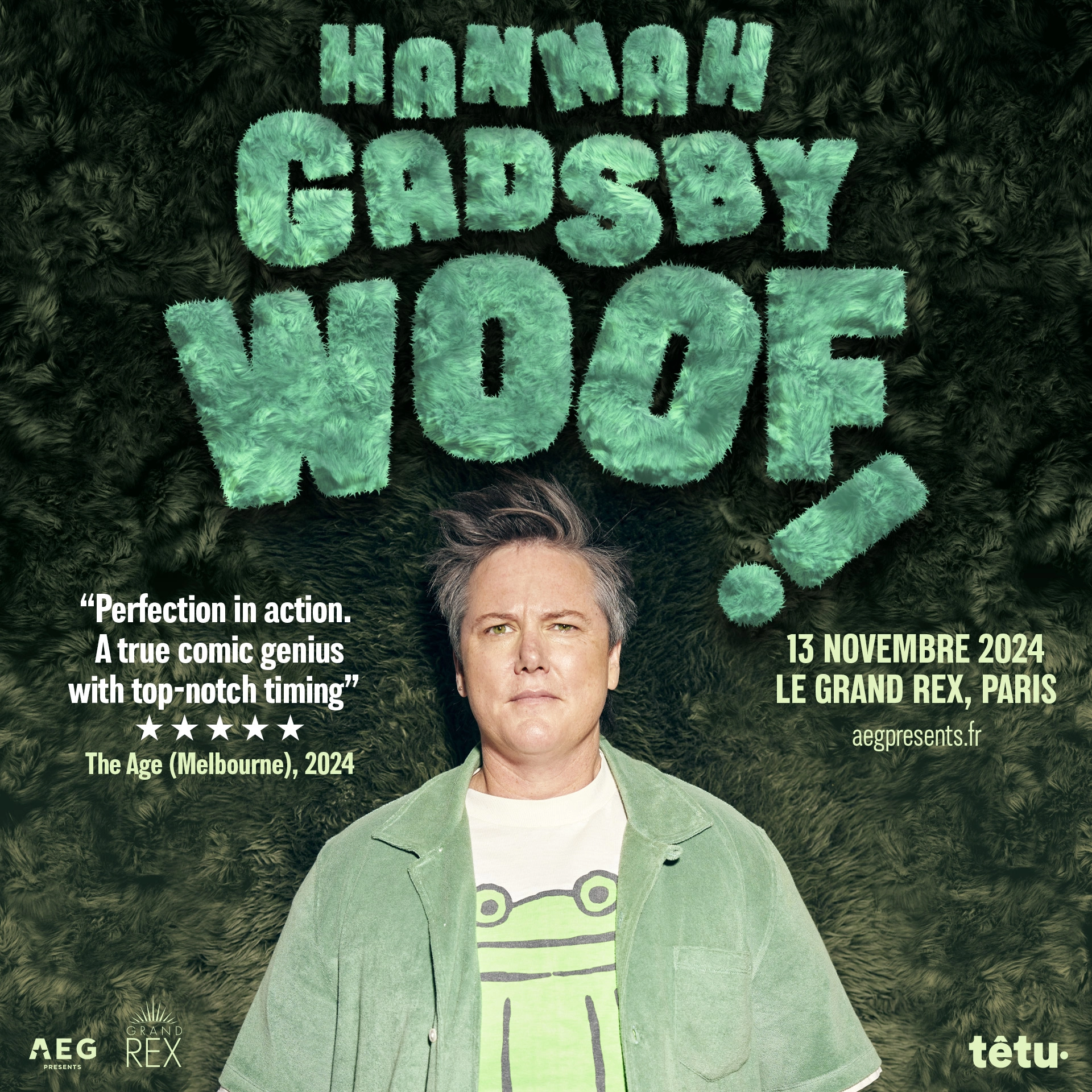 Hannah Gadsby in der Le Grand Rex Tickets