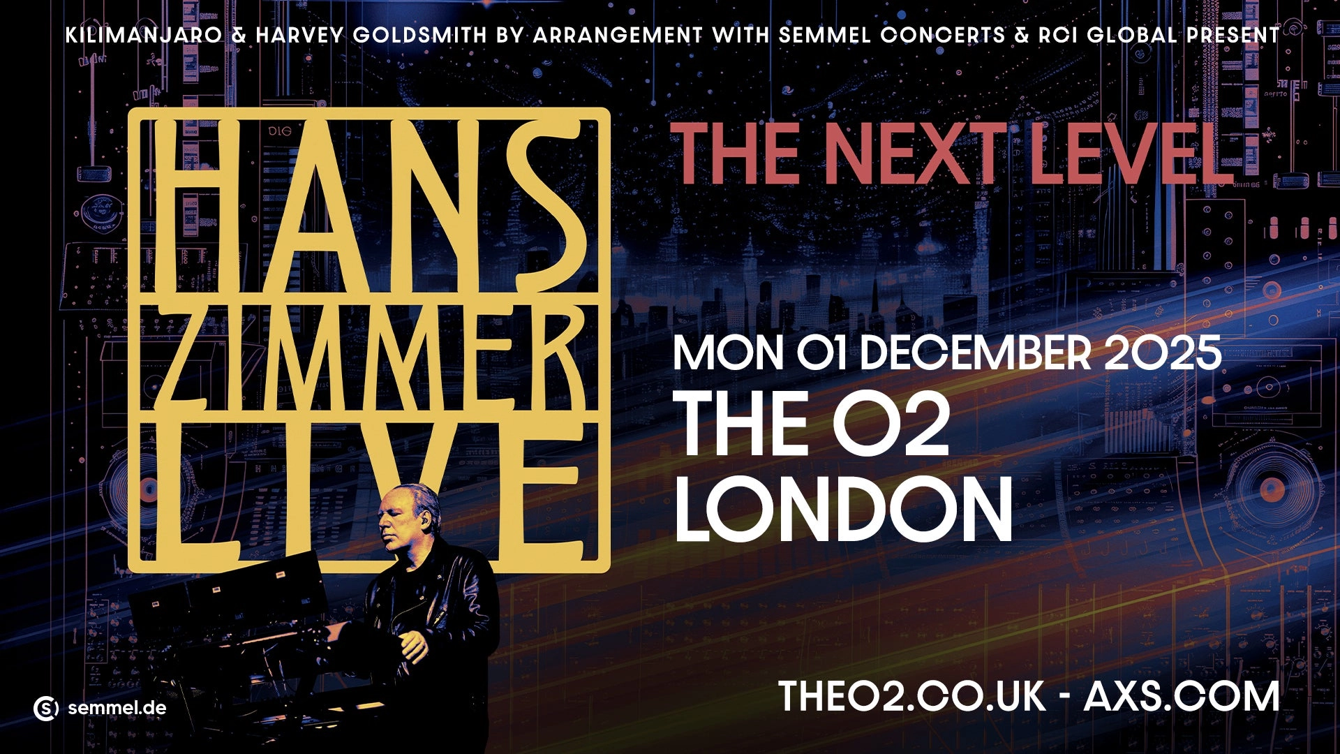 Hans Zimmer at The O2 Arena Tickets