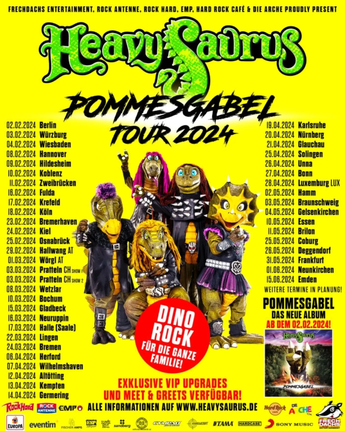 Heavysaurus in der Colos-Saal Tickets