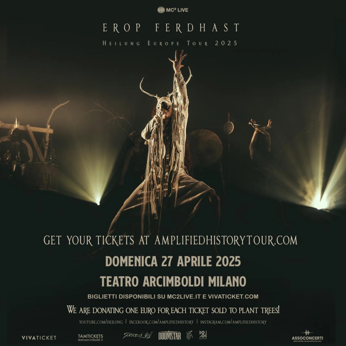 Concerto Heilung a Milan (Teatro Degli Arcimboldi) il 27 aprile 2025