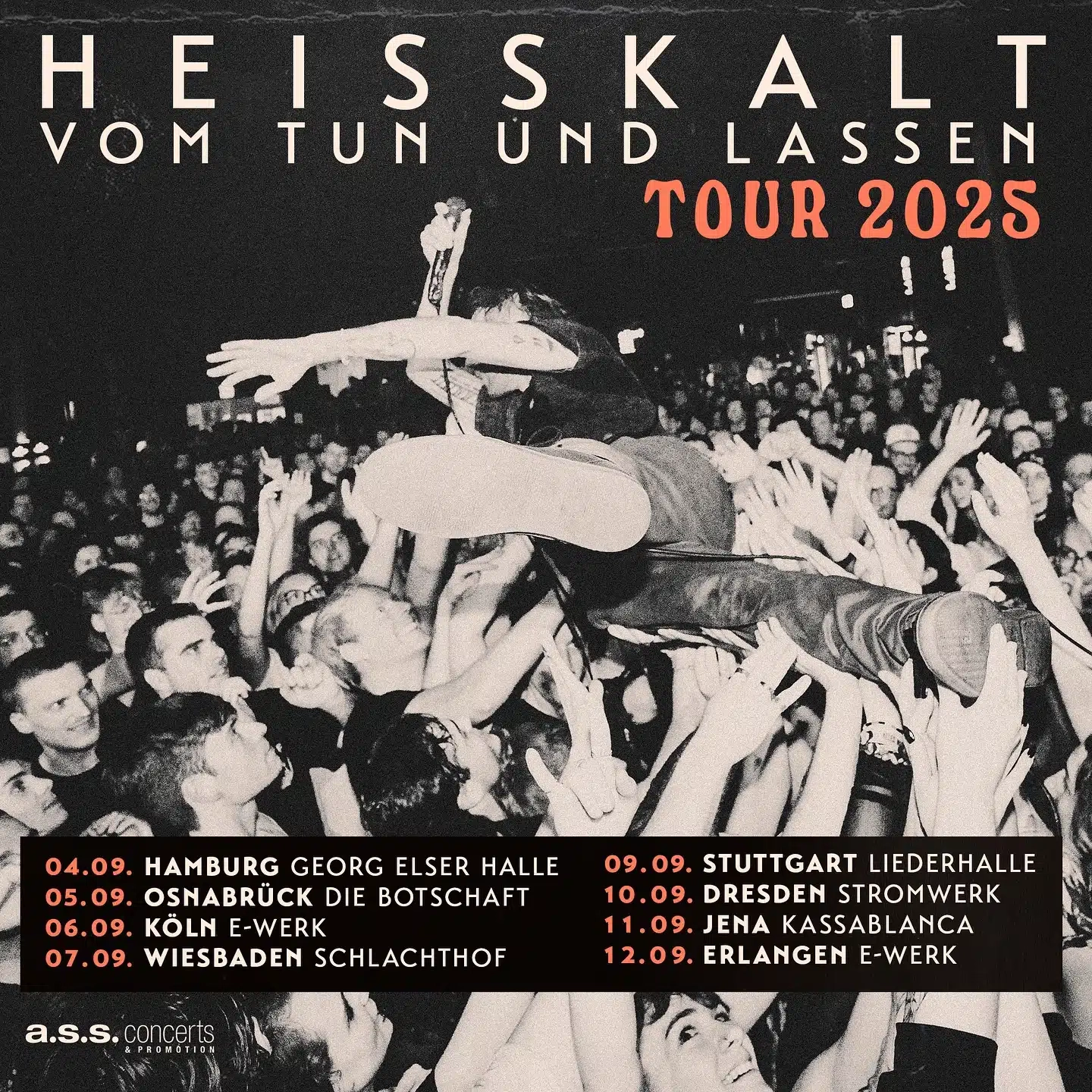 Heisskalt at E-Werk Köln Tickets