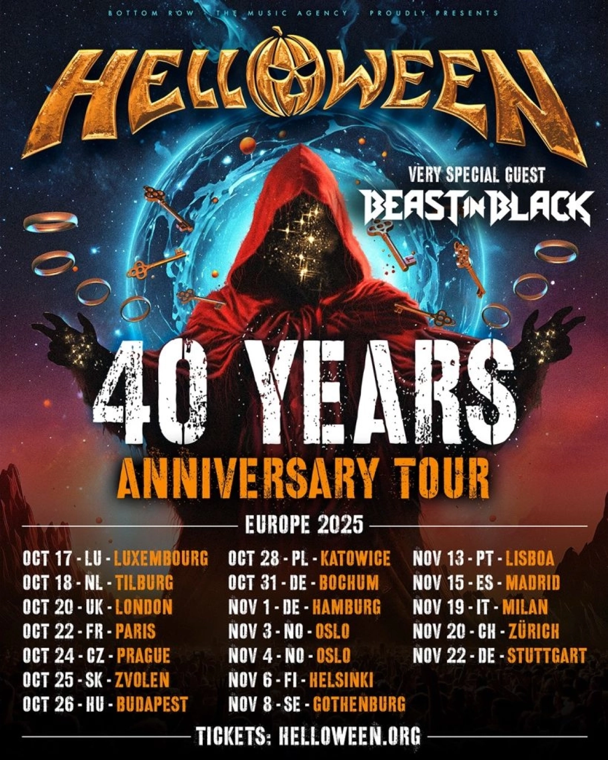 Helloween at Barclays Arena Tickets