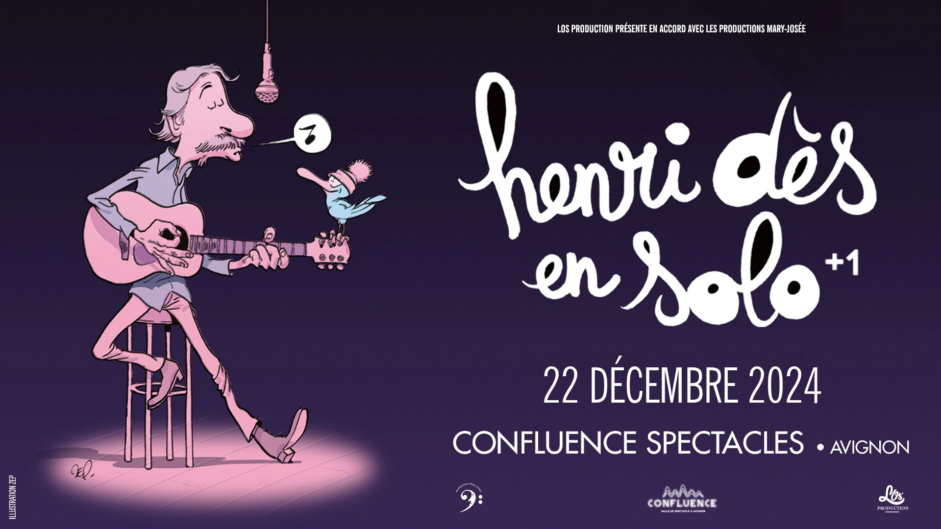 Henri Des en Confluence Spectacles Tickets