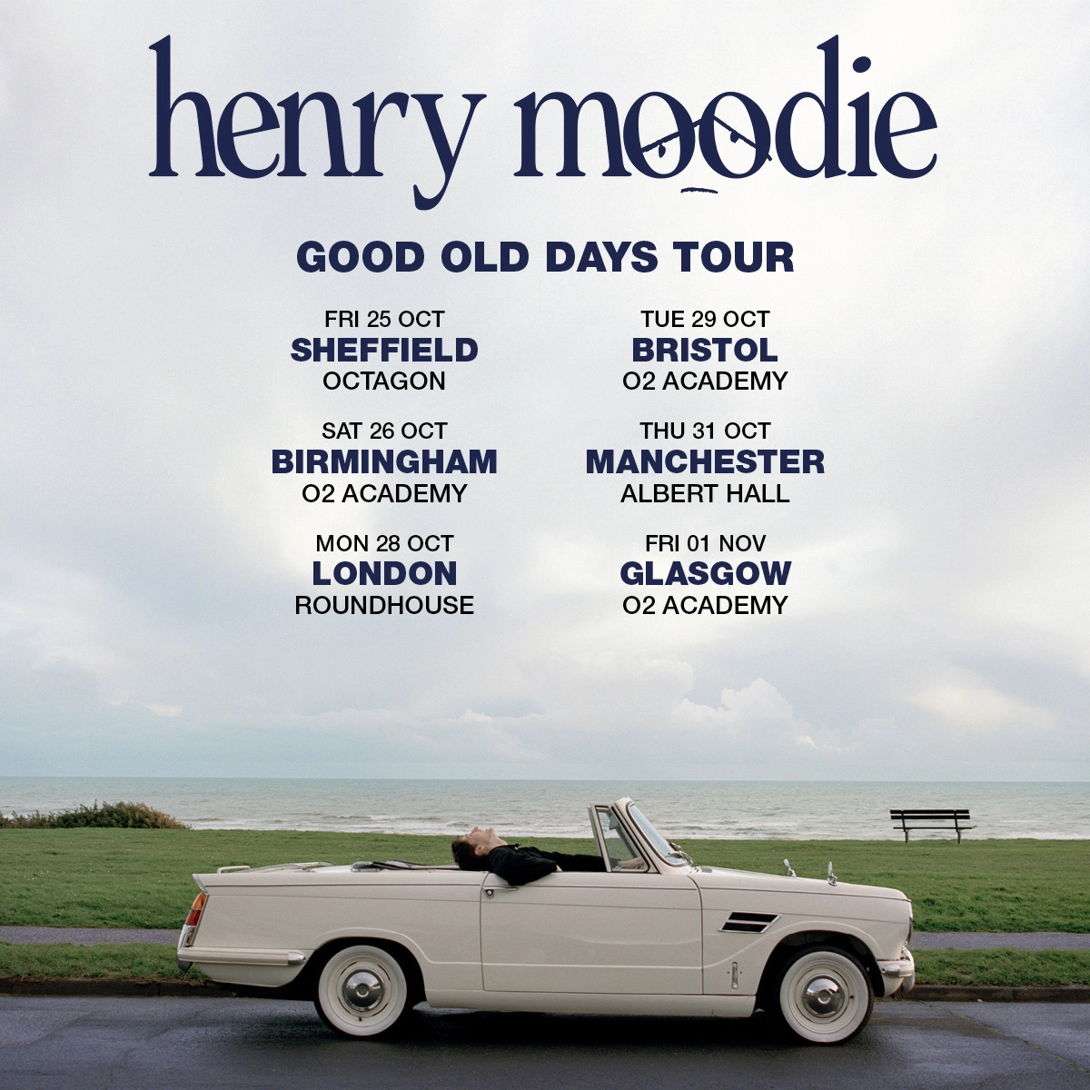 Henry Moodie in der Albert Hall Manchester Tickets