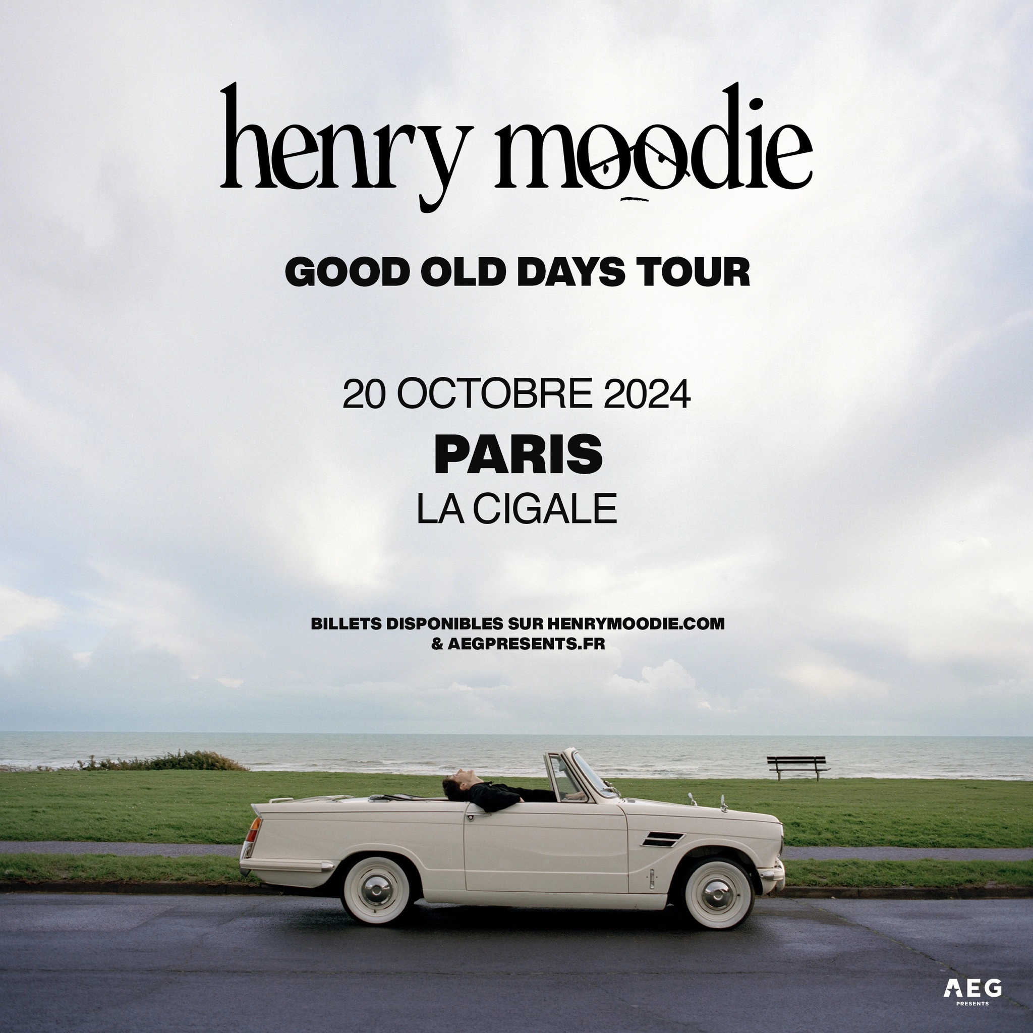 Billets Henry Moodie (La Cigale - Paris)