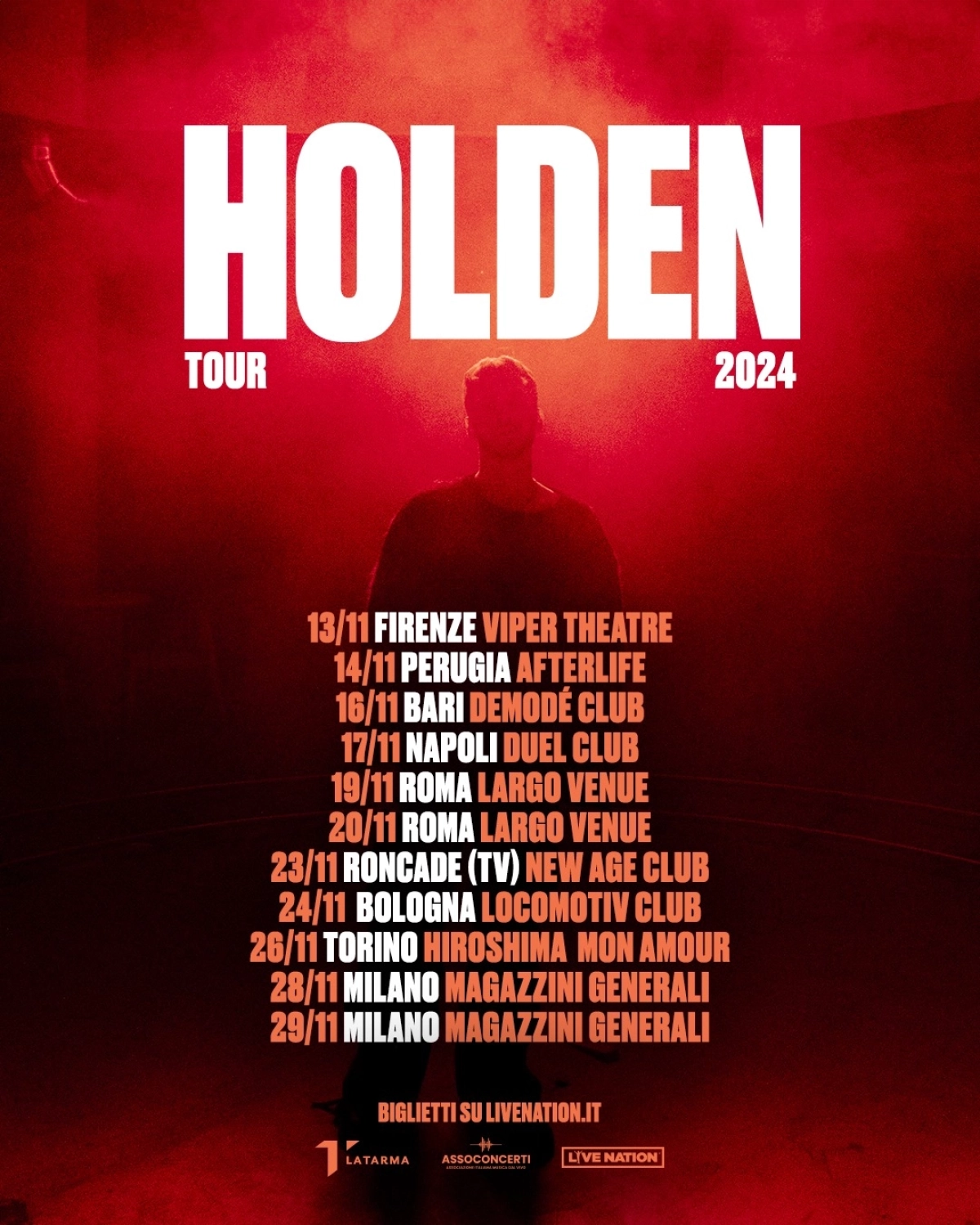 Holden en Largo Venue Tickets