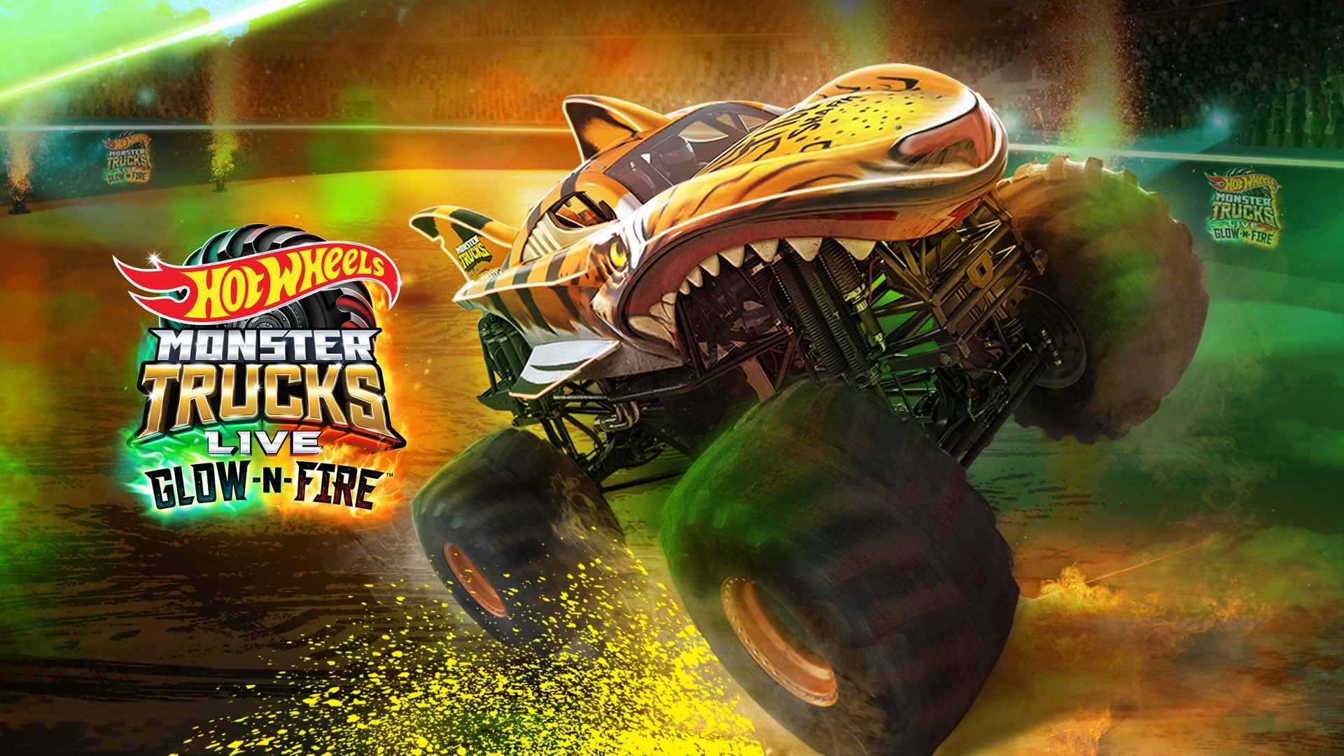 Hot Wheels Monster Trucks Live: Glow-n-fire at Hanns-Martin-Schleyer-Halle Tickets