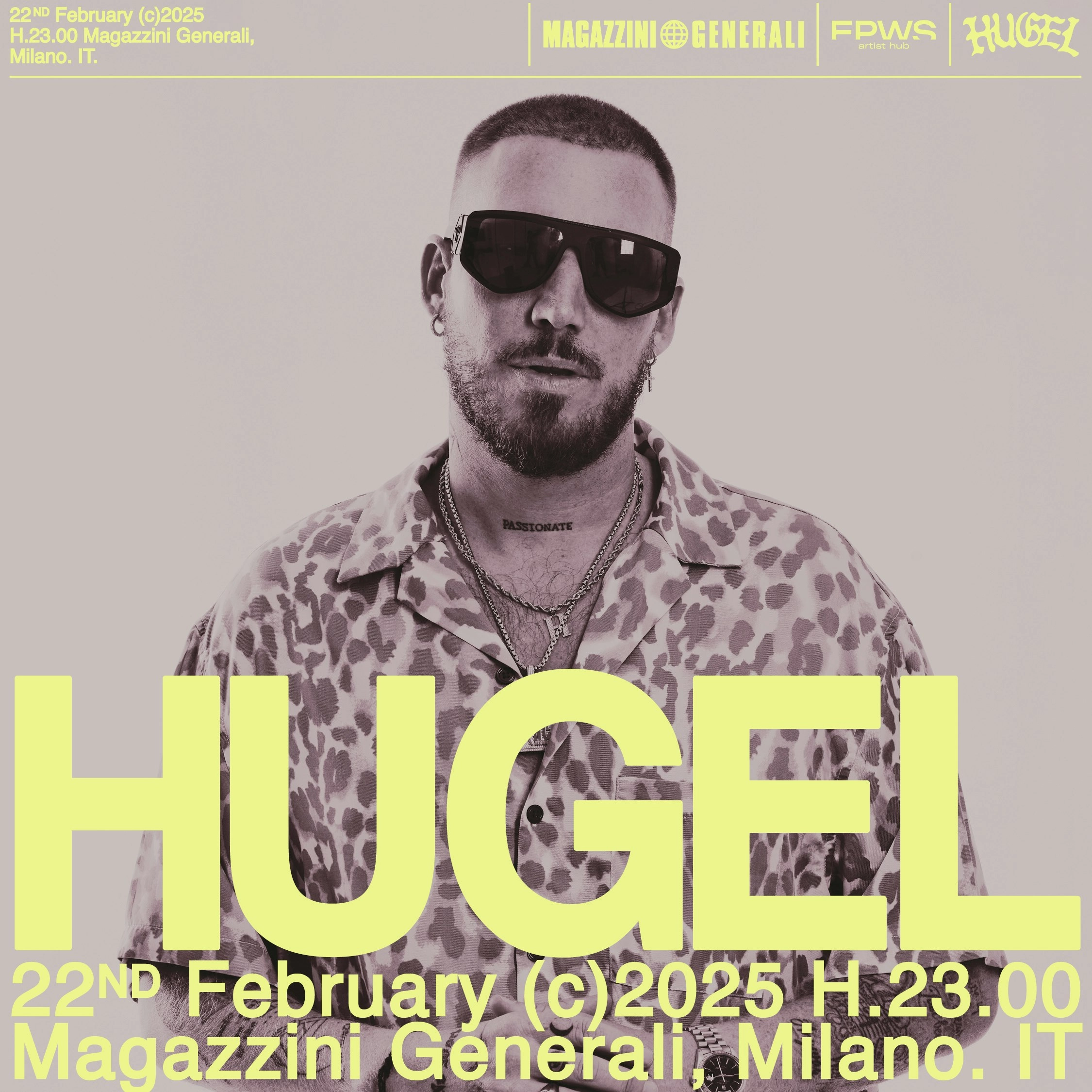 Hugel en Magazzini Generali Tickets