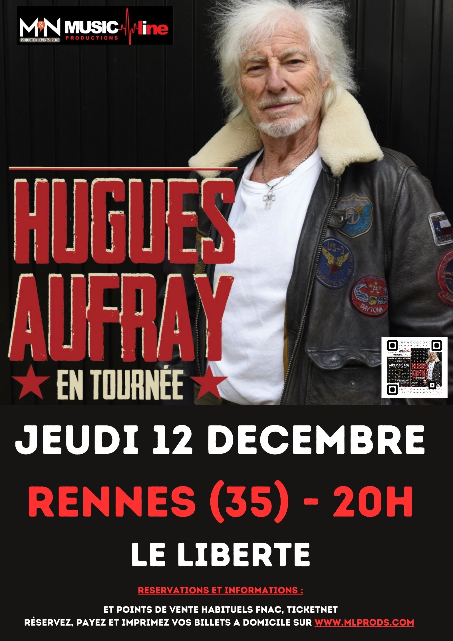 Hugues Aufray at Le Liberte Tickets