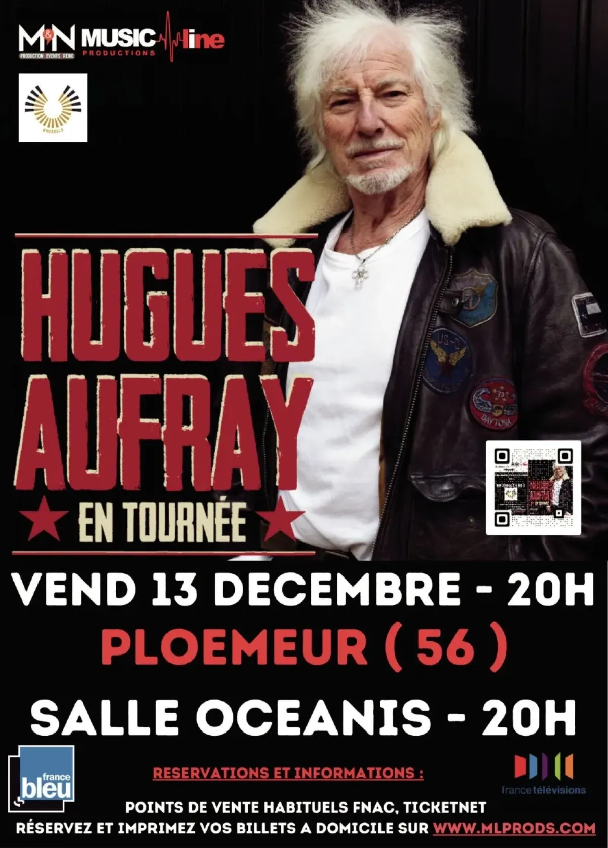 Billets Hugues Aufray (Oceanis Ploemeur - Ploemeur)