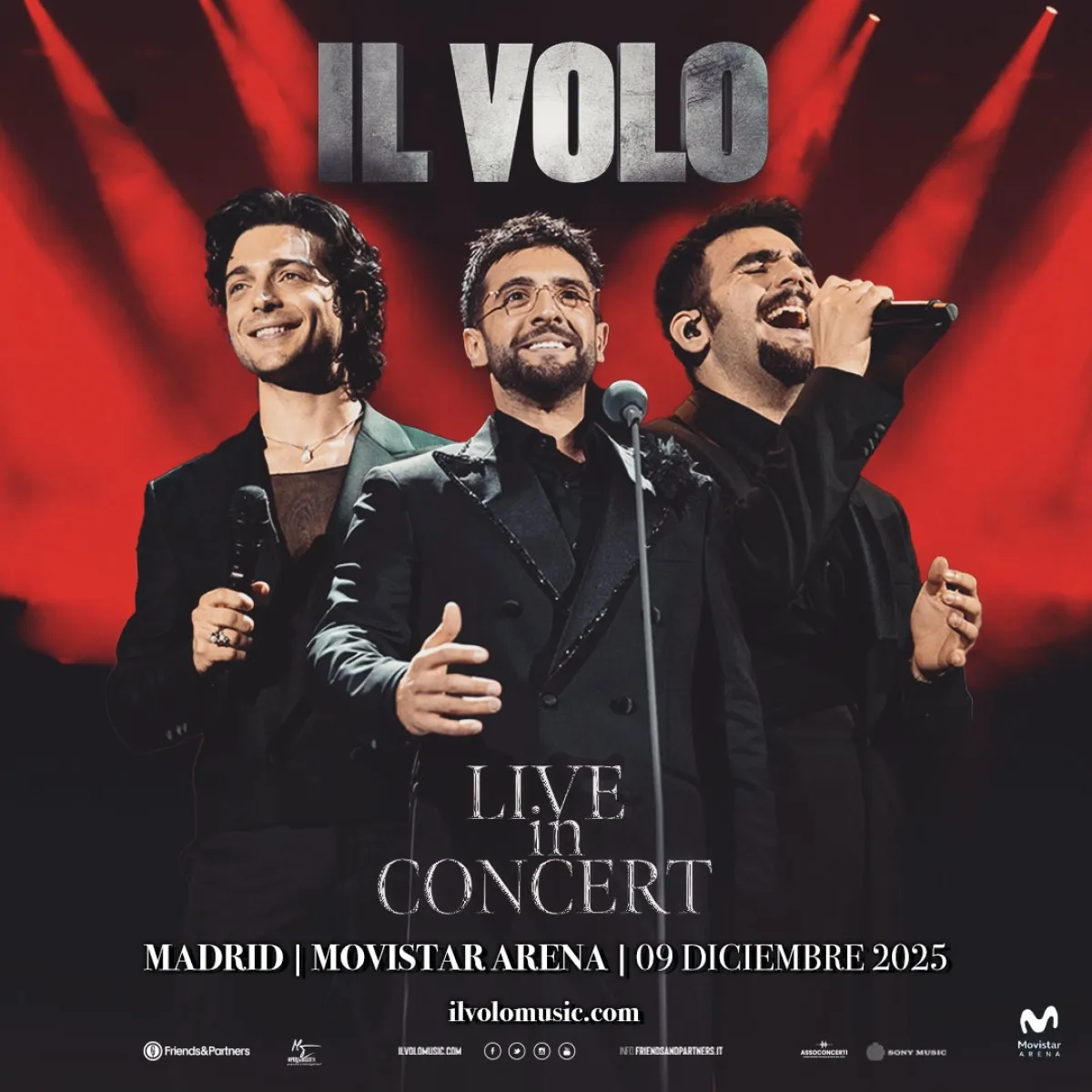 Il Volo in der Movistar Arena Madrid Tickets