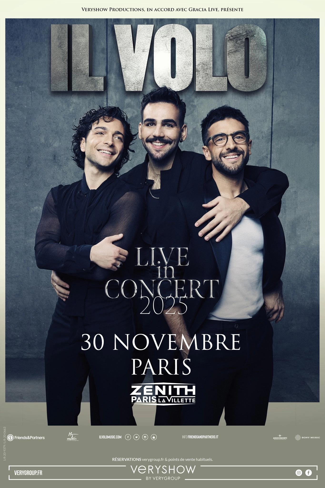 Il Volo at Zenith Paris Tickets