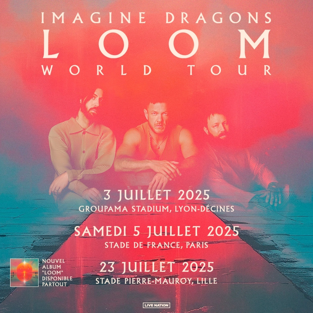 Imagine Dragons at Decathlon Arena - Stade Pierre Mauroy Tickets