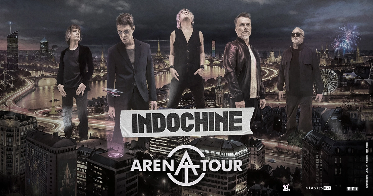 Concert Indochine à Paris (Accor Arena) du 20 juin 2025