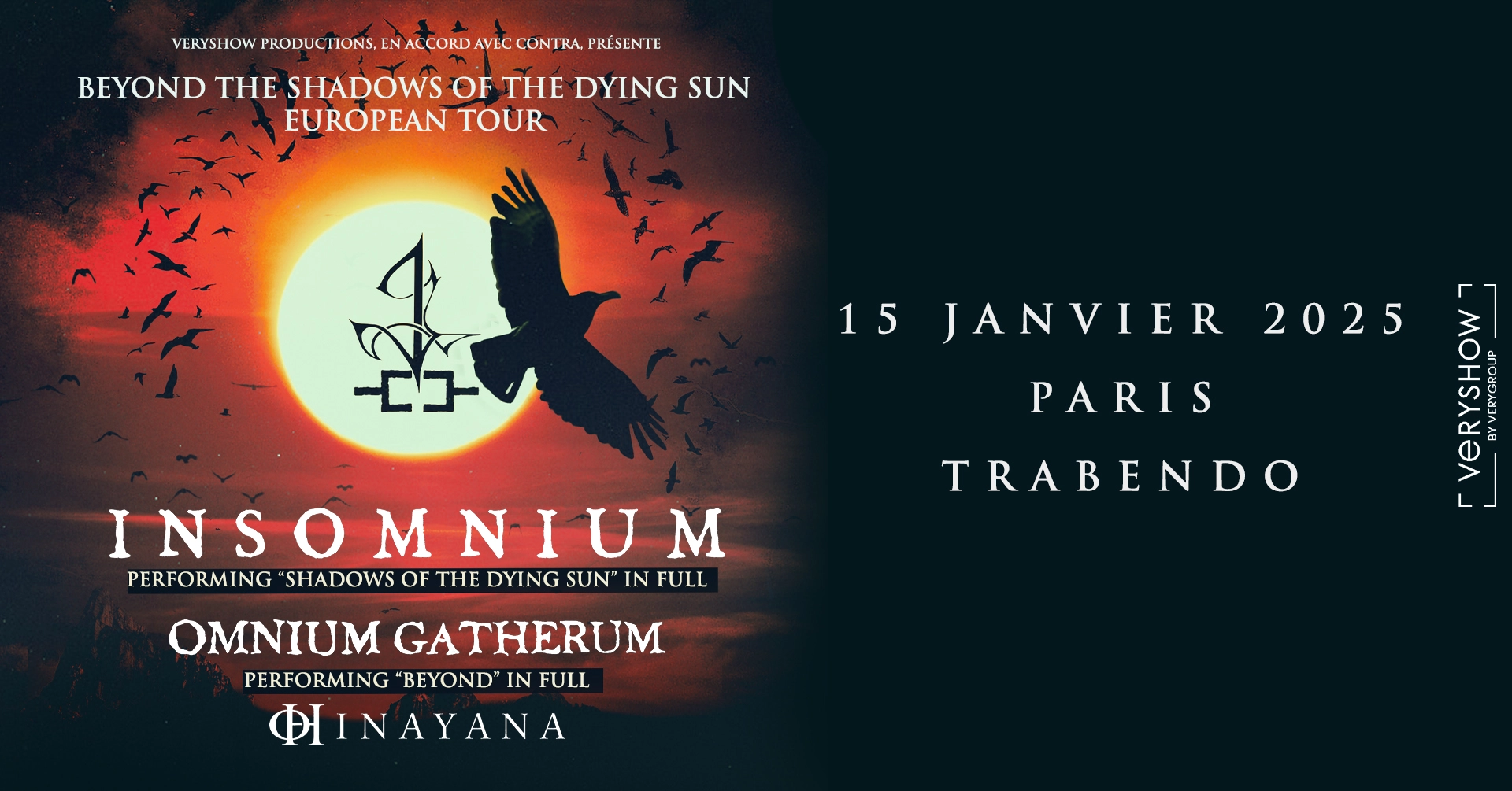 Billets Insomnium (Le Trabendo - Paris)