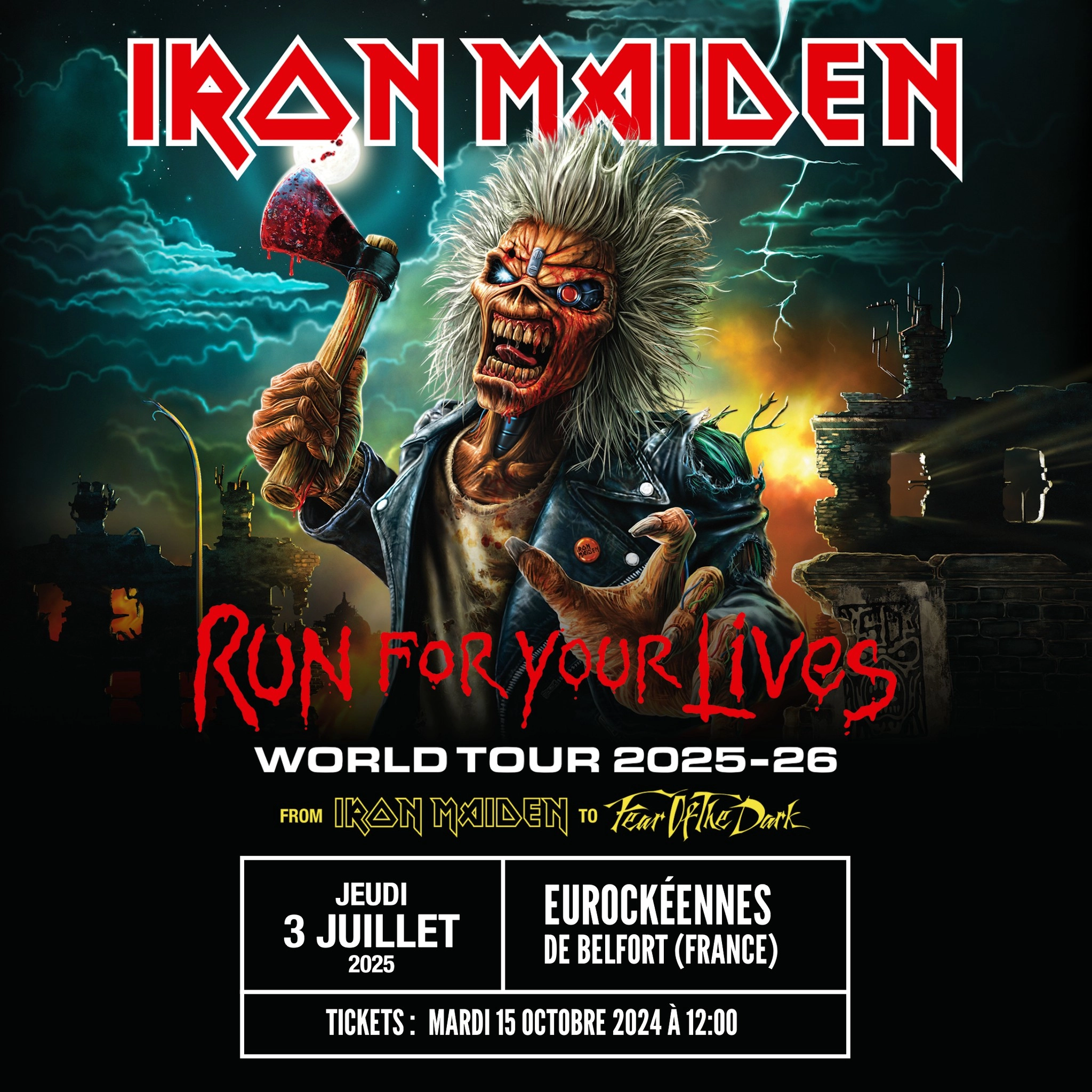 Iron Maiden at Eurockeennes de Belfort Tickets