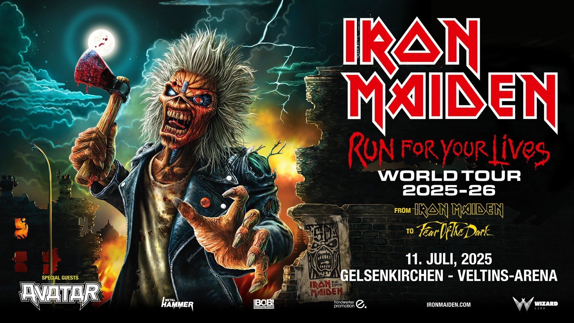 Iron Maiden in der Veltins Arena Tickets