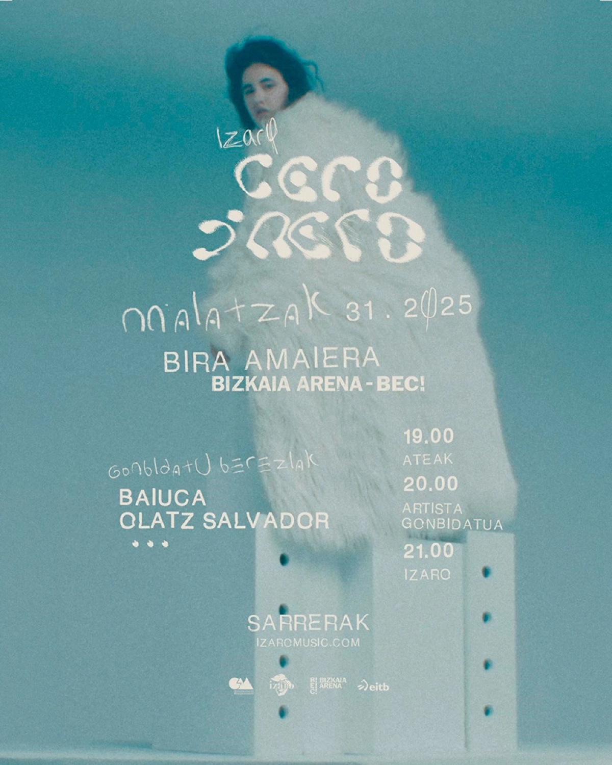 Izaro at BEC Bilbao Exhibition Centre Tickets