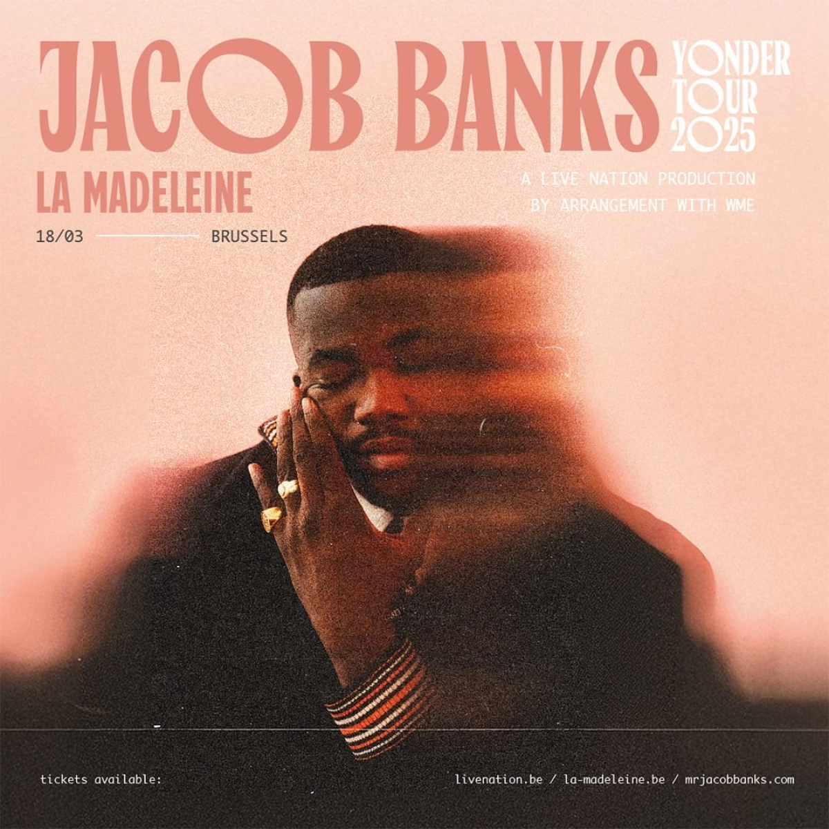 Jacob Banks at La Madeleine Tickets