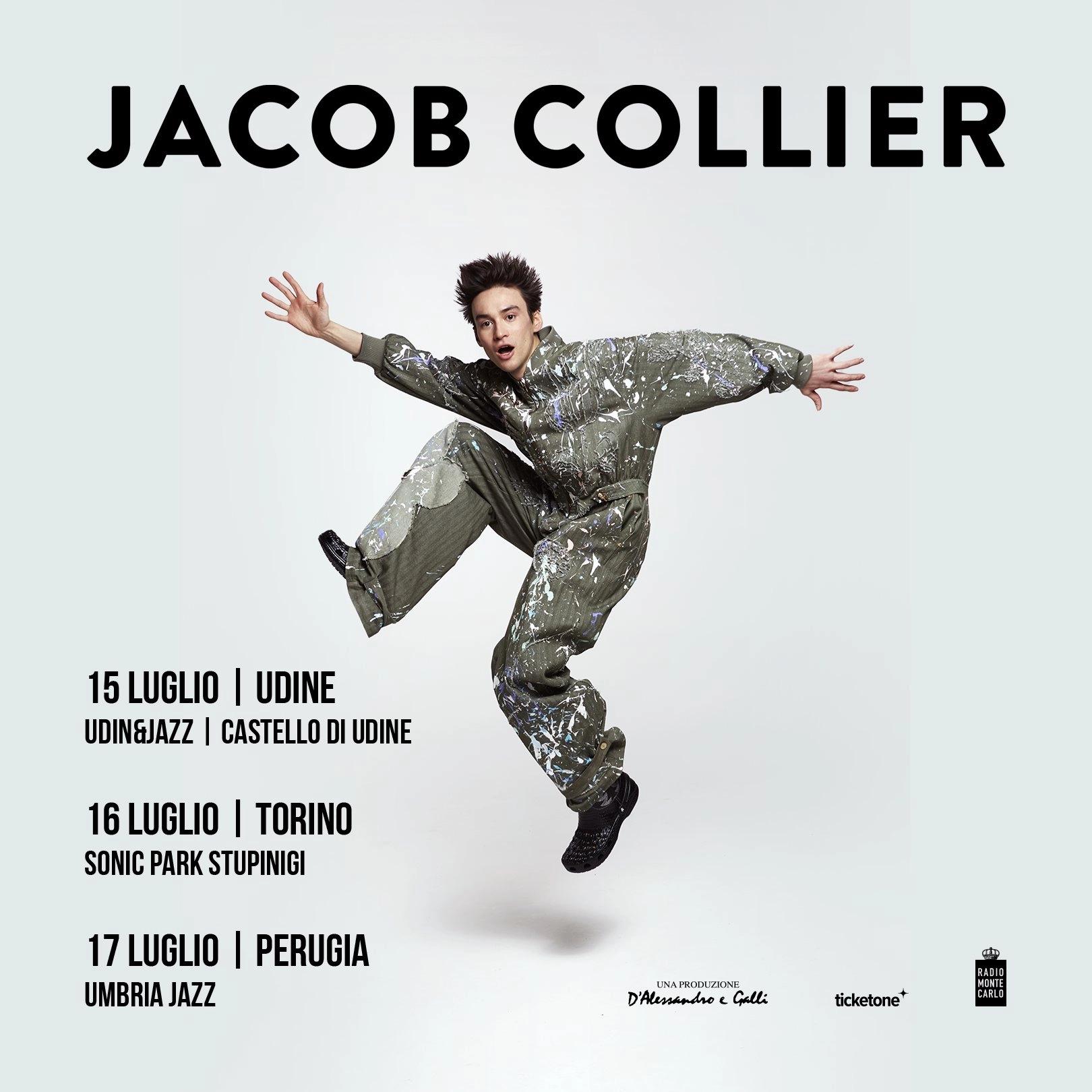 Jacob Collier en Piazza Castello Udine Tickets