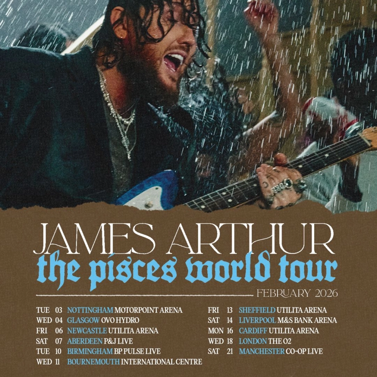 Billets James Arthur (Bournemouth International Centre - Bournemouth)