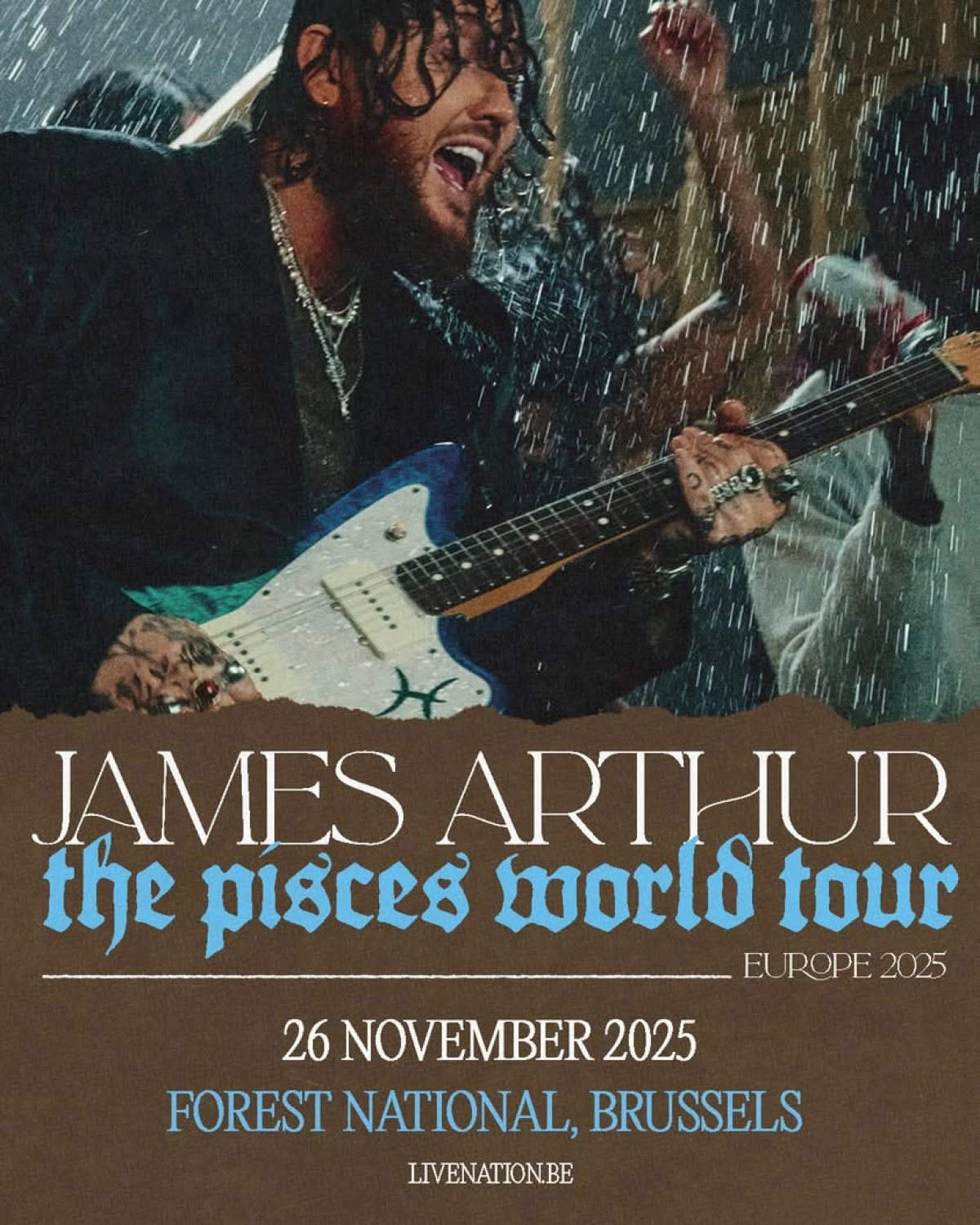 Billets James Arthur (Forest National - Bruxelles)