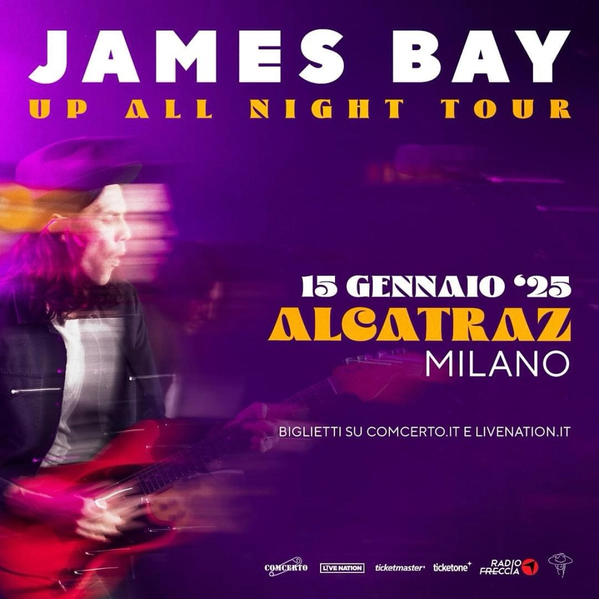 James Bay at Alcatraz Milano Tickets