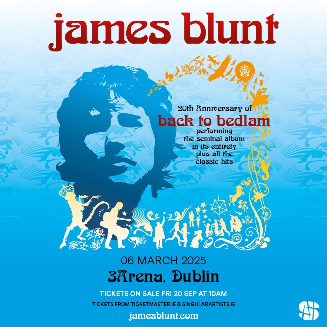 James Blunt - Back To Bedlam Tour at 3Arena Dublin Tickets