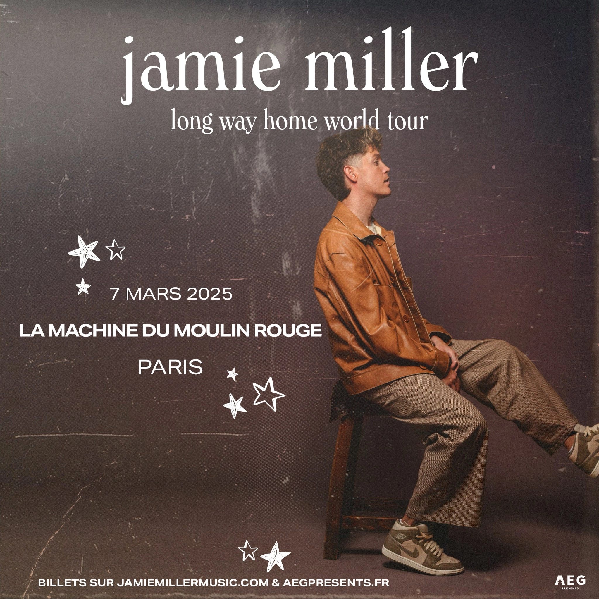 Billets Jamie Miller (La Machine du Moulin Rouge - Paris)