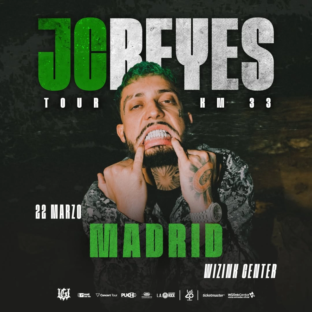 JC Reyes at Movistar Arena Madrid Tickets