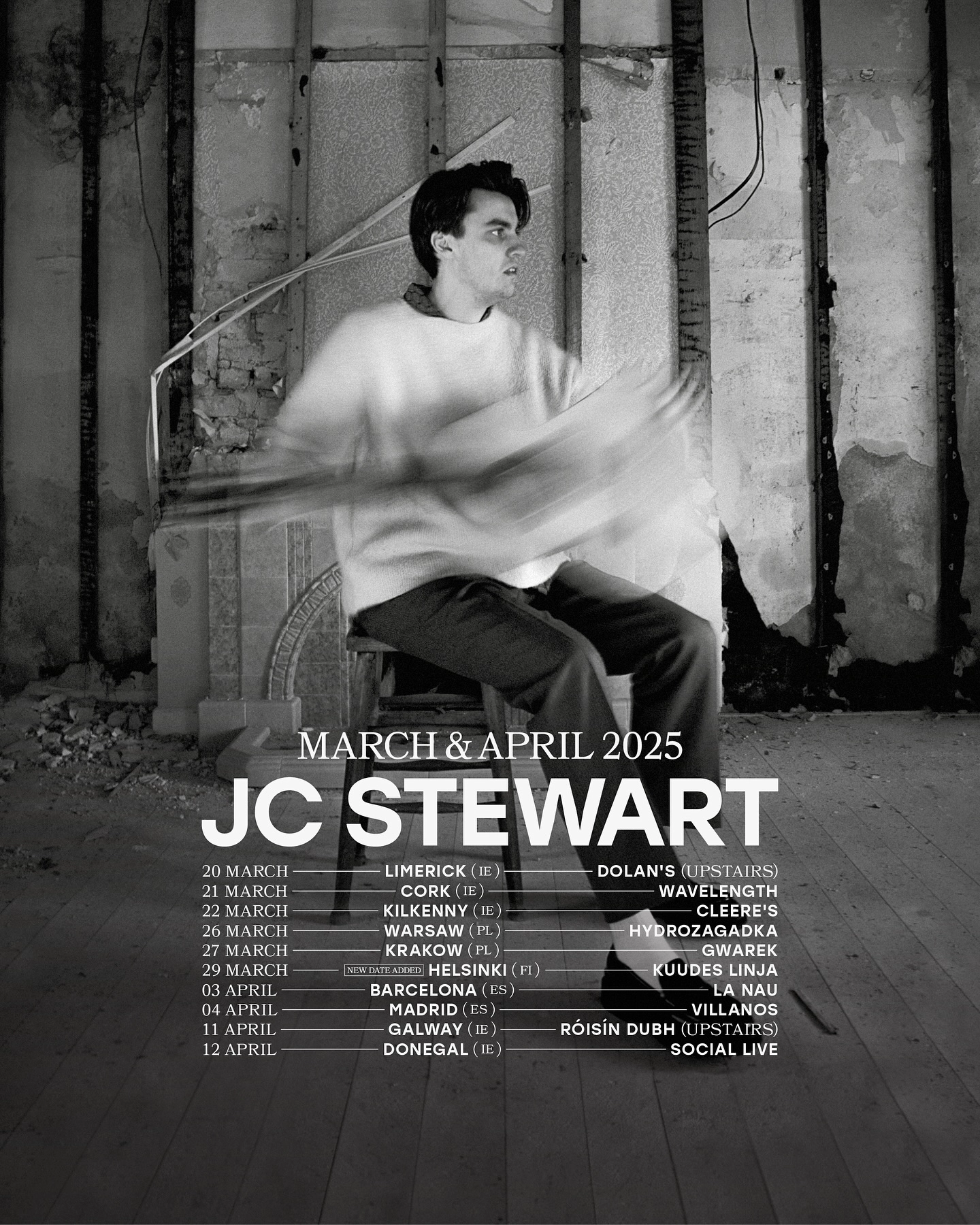 Billets JC Stewart (Sala Caracol - Madrid)