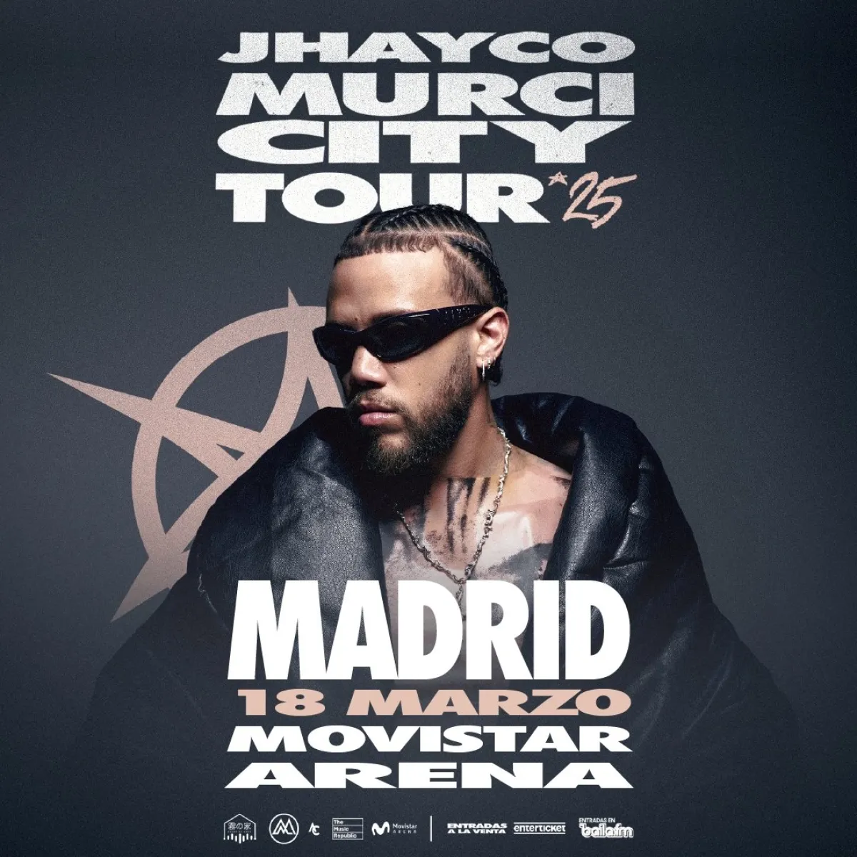 Jhay Cortez at Movistar Arena Madrid Tickets