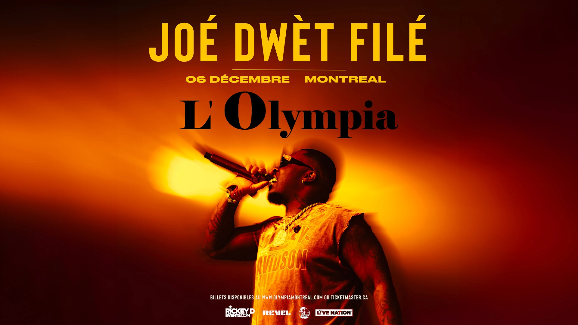 Joé Dwèt Filé at Olympia Montreal Tickets