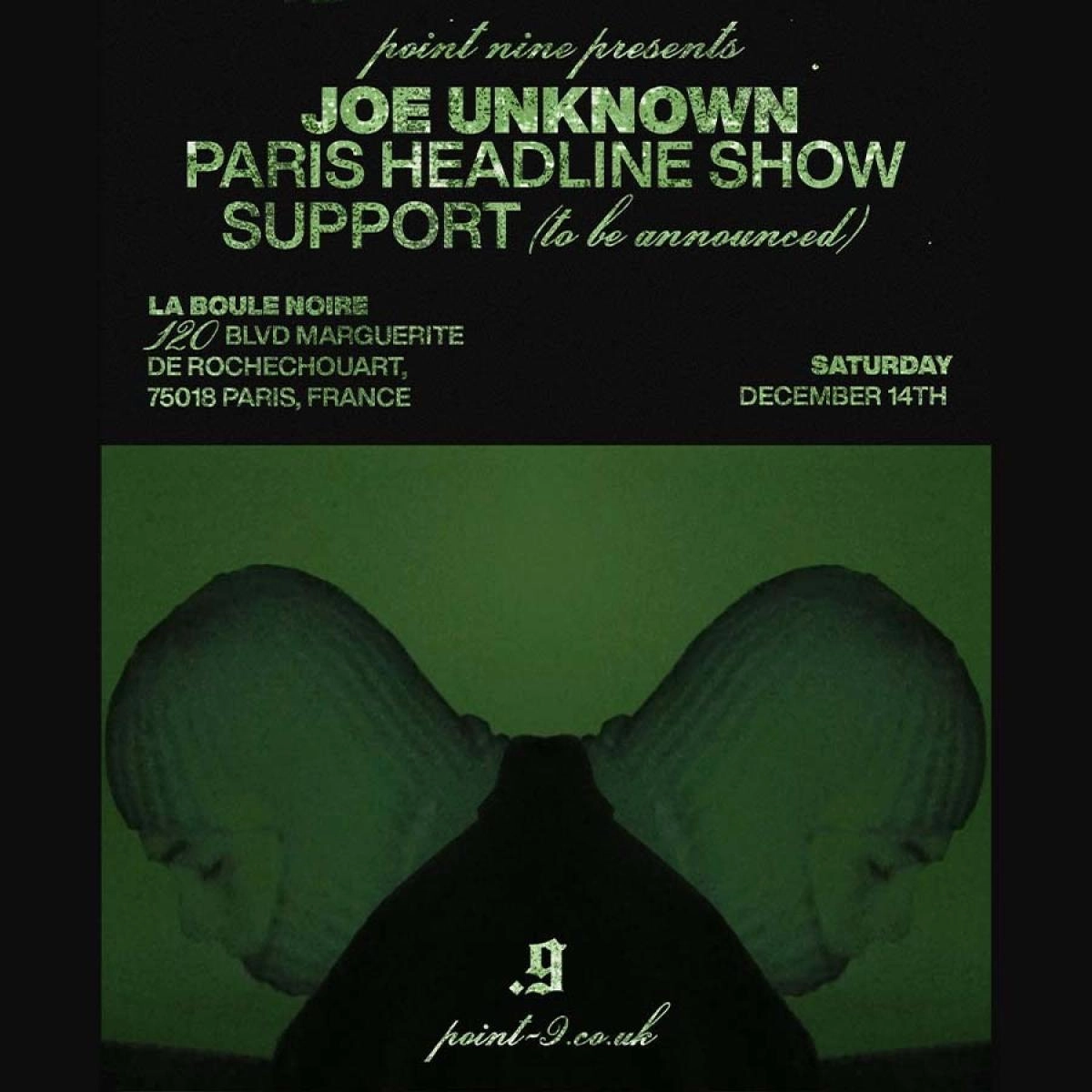 joe unknown at La Boule Noire Tickets