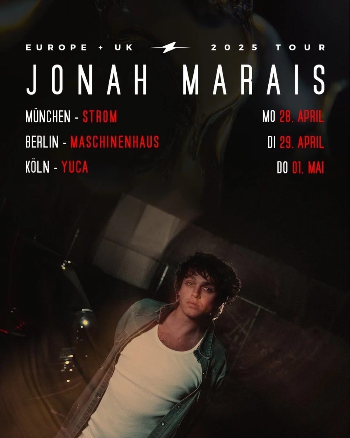 Jonah Marais en Kesselhaus Kulturbrauerei Tickets