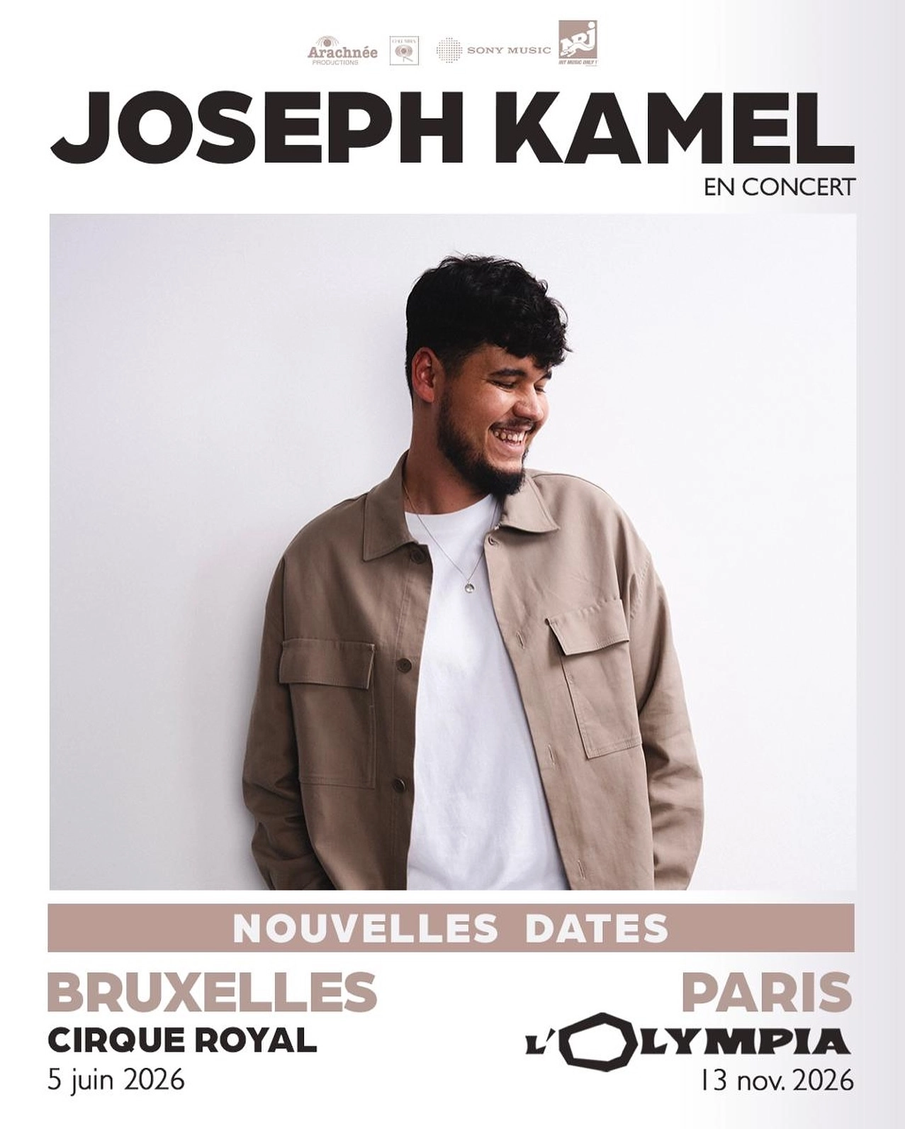 Joseph Kamel en Cirque Royal Tickets