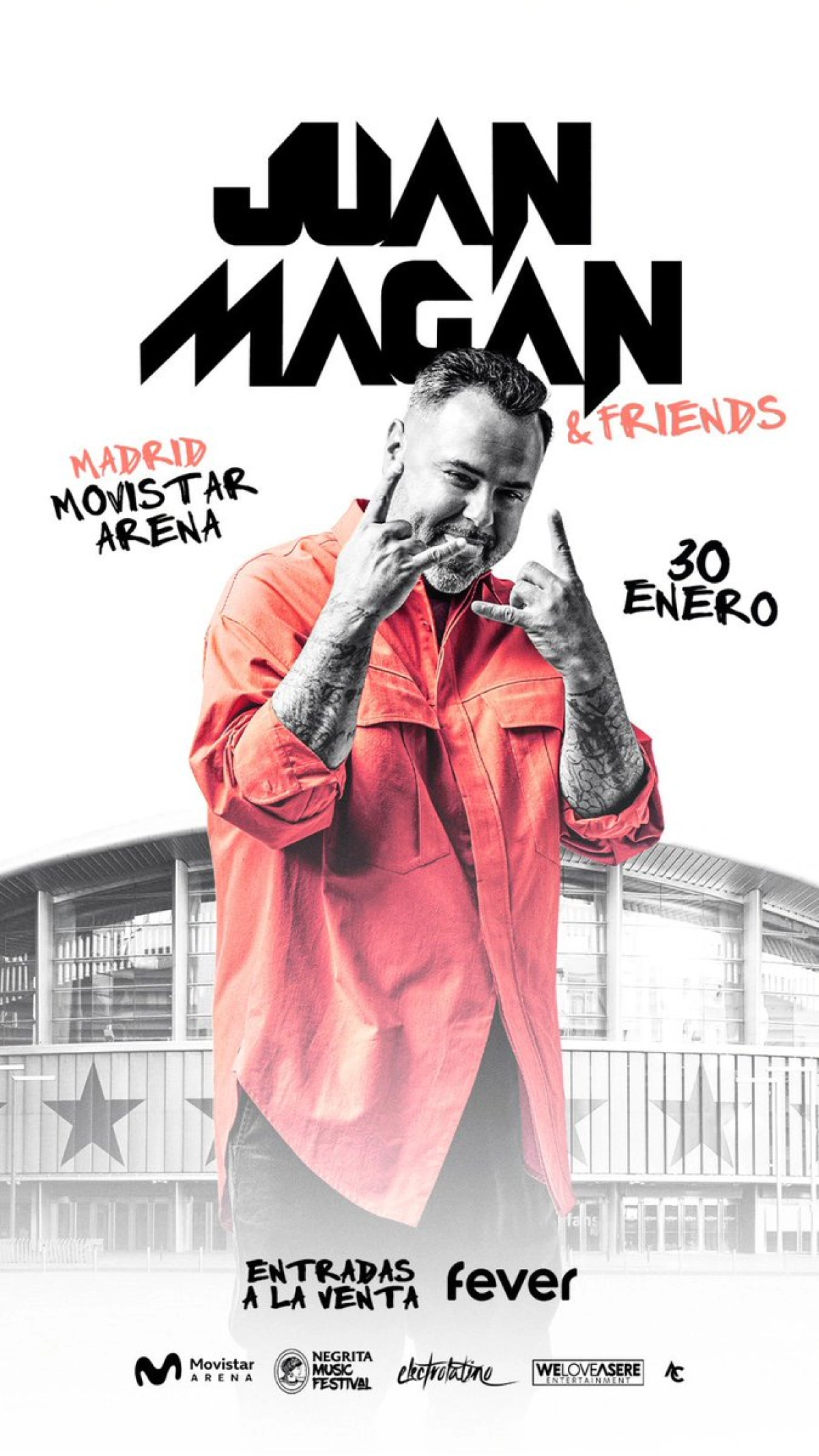 Juan Magan in der Movistar Arena Madrid Tickets