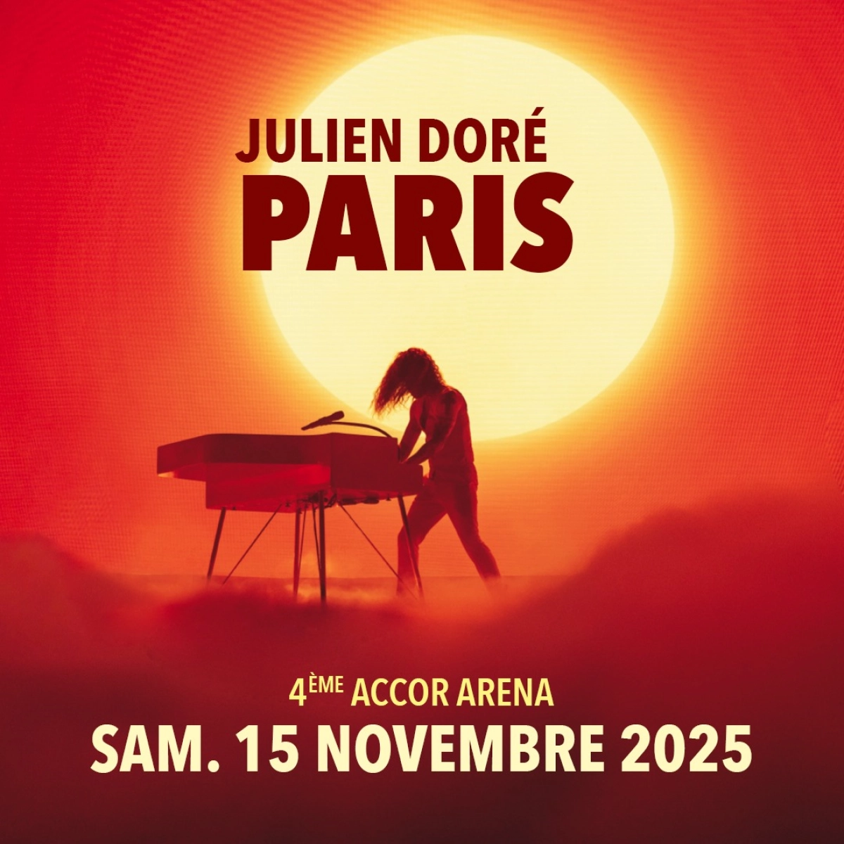 Billets Julien Doré (Accor Arena - Paris)