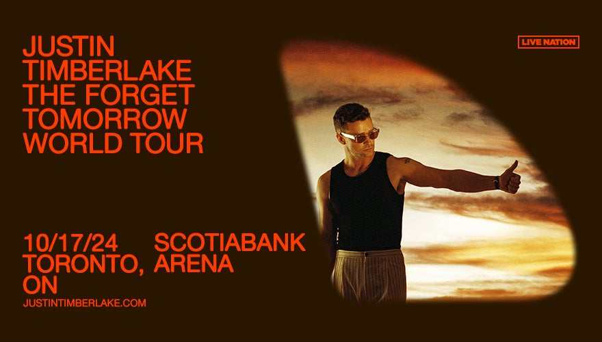 Billets Justin Timberlake -  The Forget Tomorrow World Tour (Scotiabank Arena - Toronto)