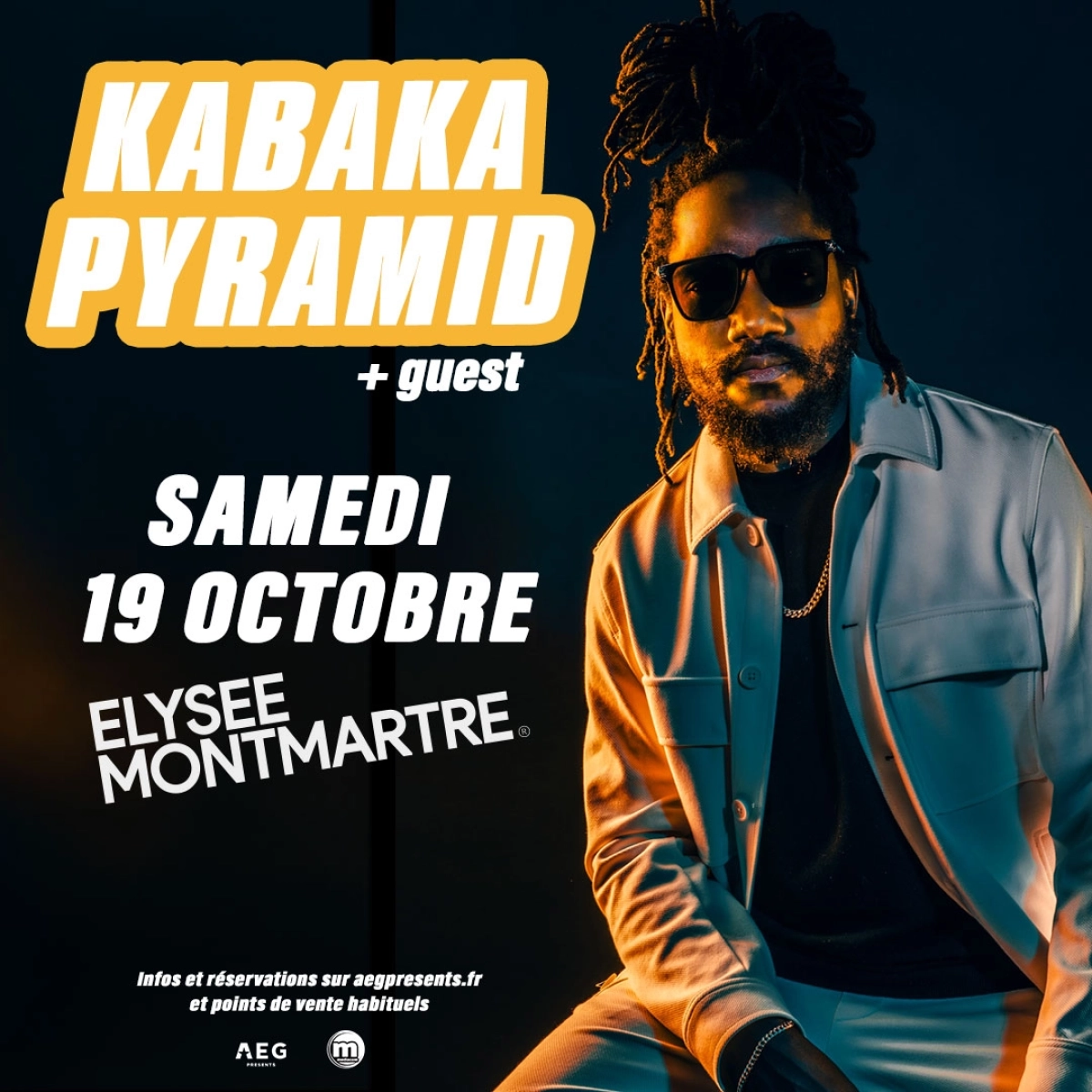 Kabaka Pyramid al Elysee Montmartre Tickets