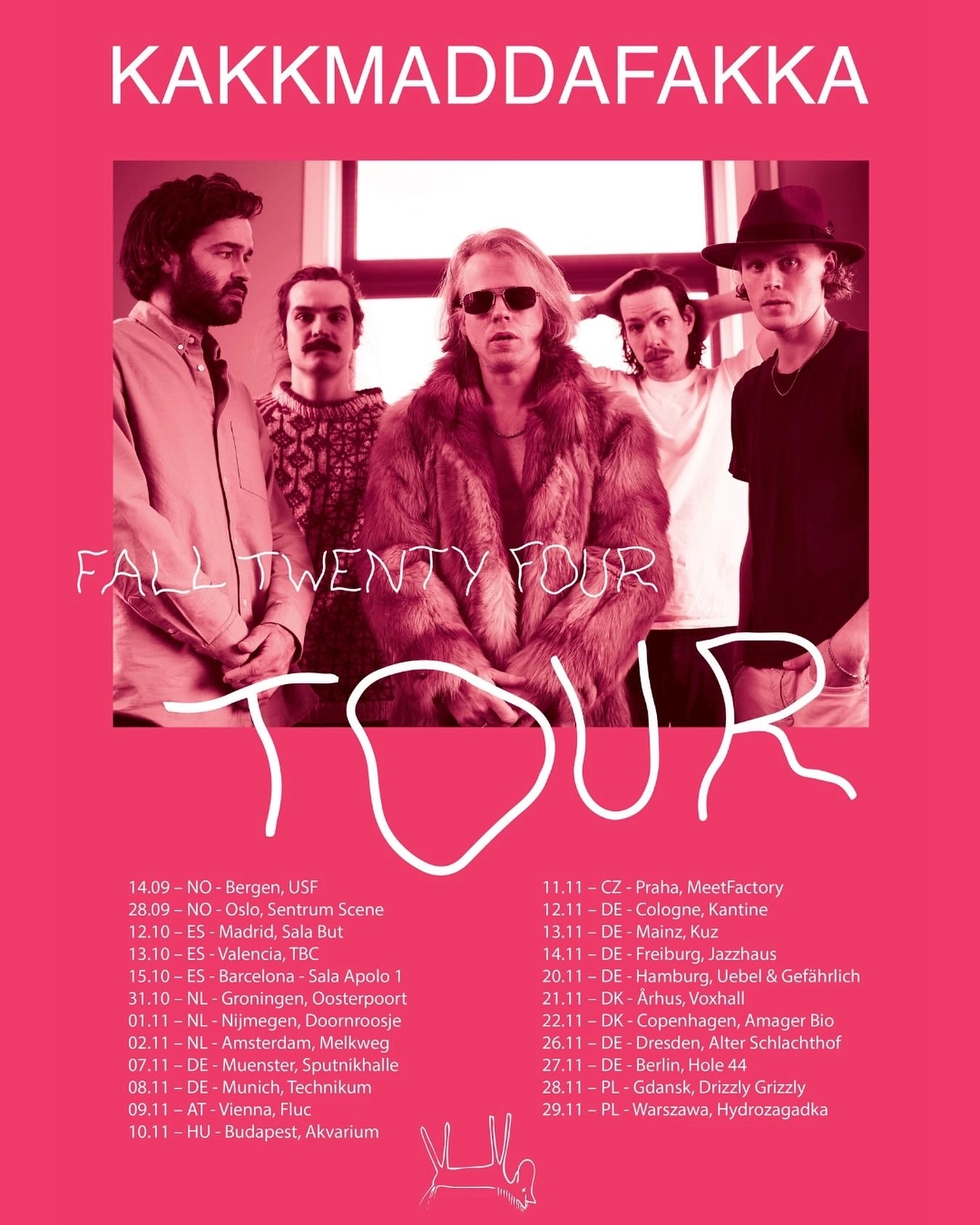 Kakkmaddafakka - Fall Twenty Four Tour in der Alter Schlachthof Dresden Tickets