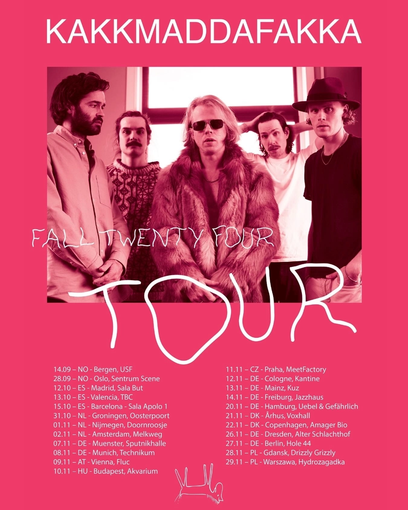 Kakkmaddafakka - Fall Twenty Four Tour al Kantine Köln Tickets